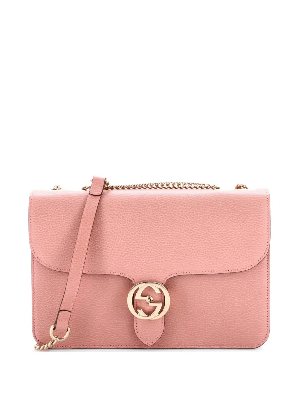 Interlocking Leather Medium shoulder bag