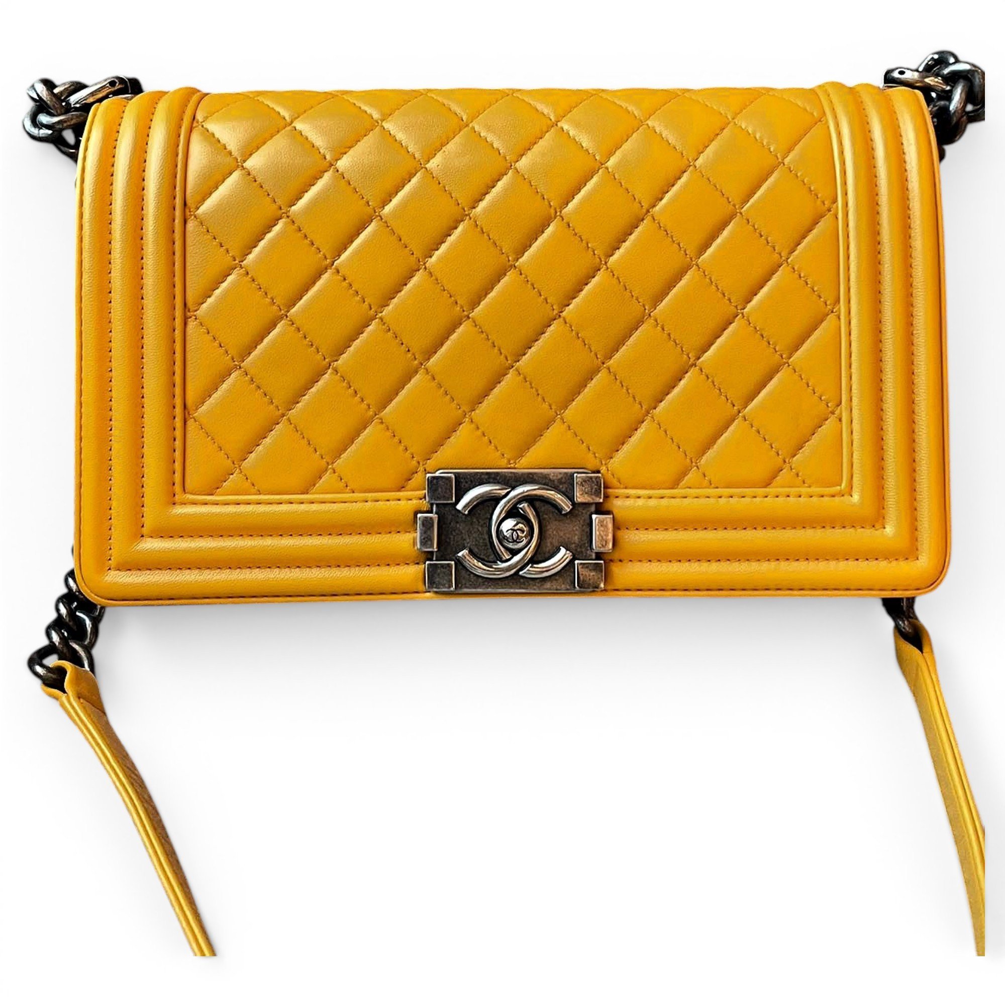 Boy leather crossbody bag