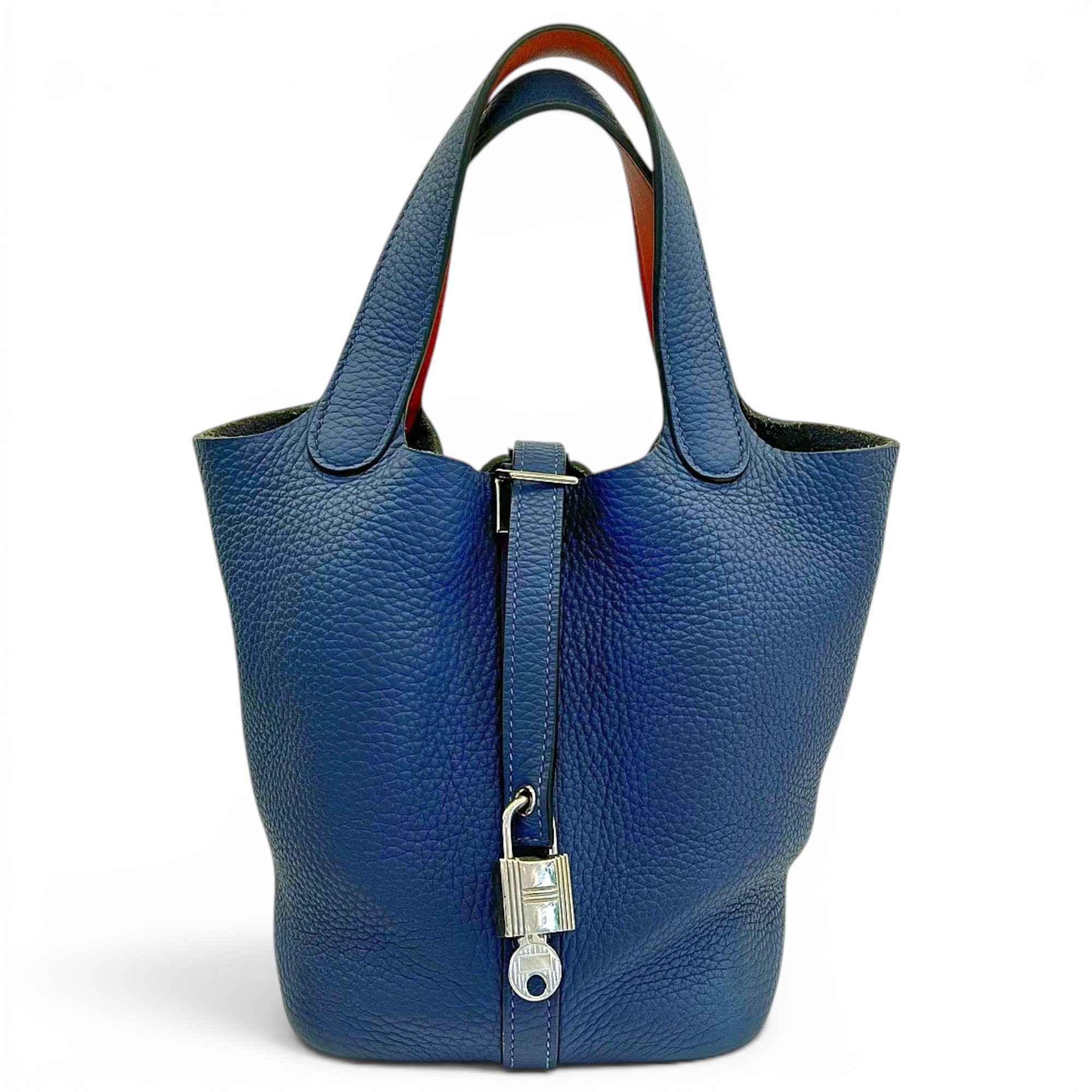 Picotin leather handbag