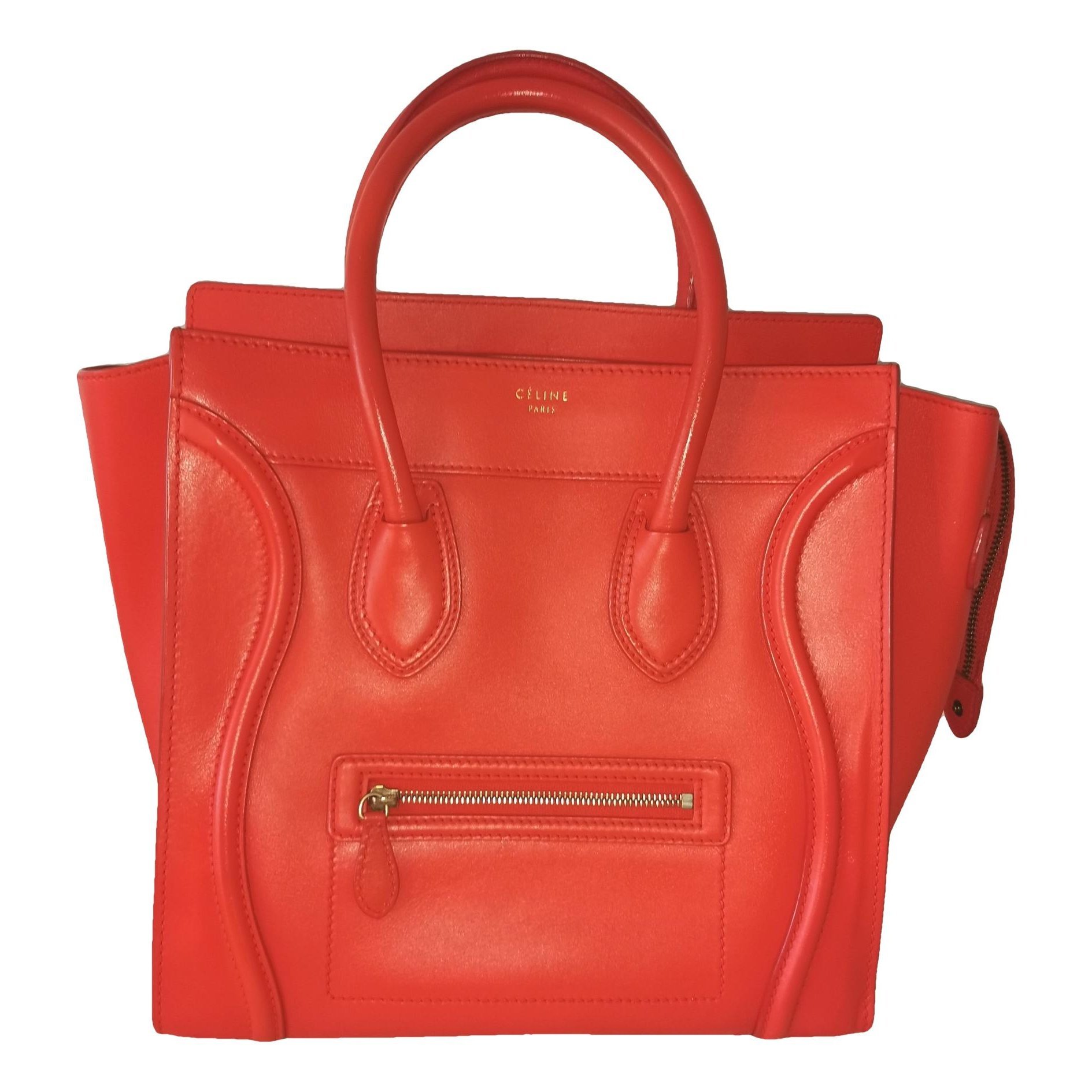 Luggage leather handbag