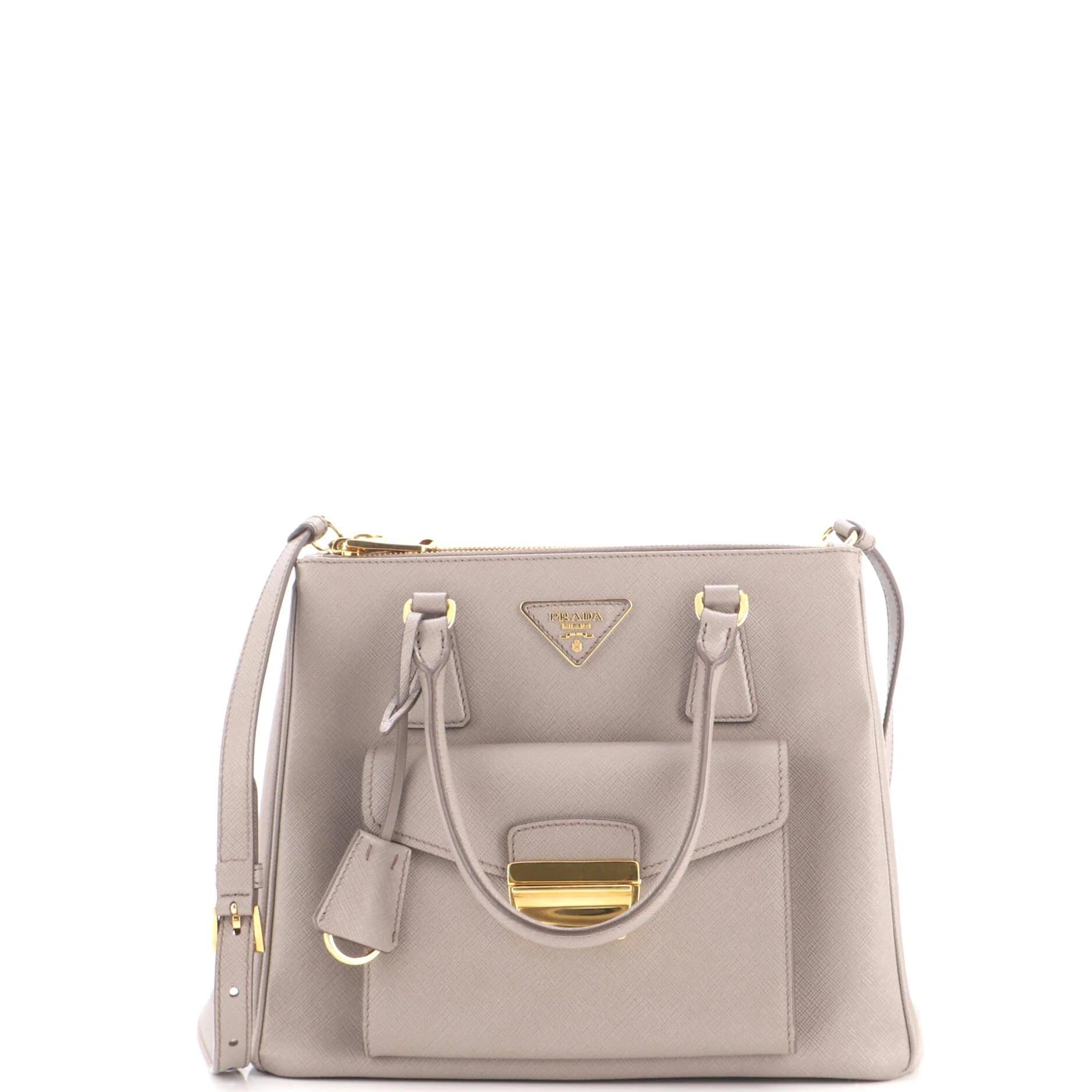 Leather tote