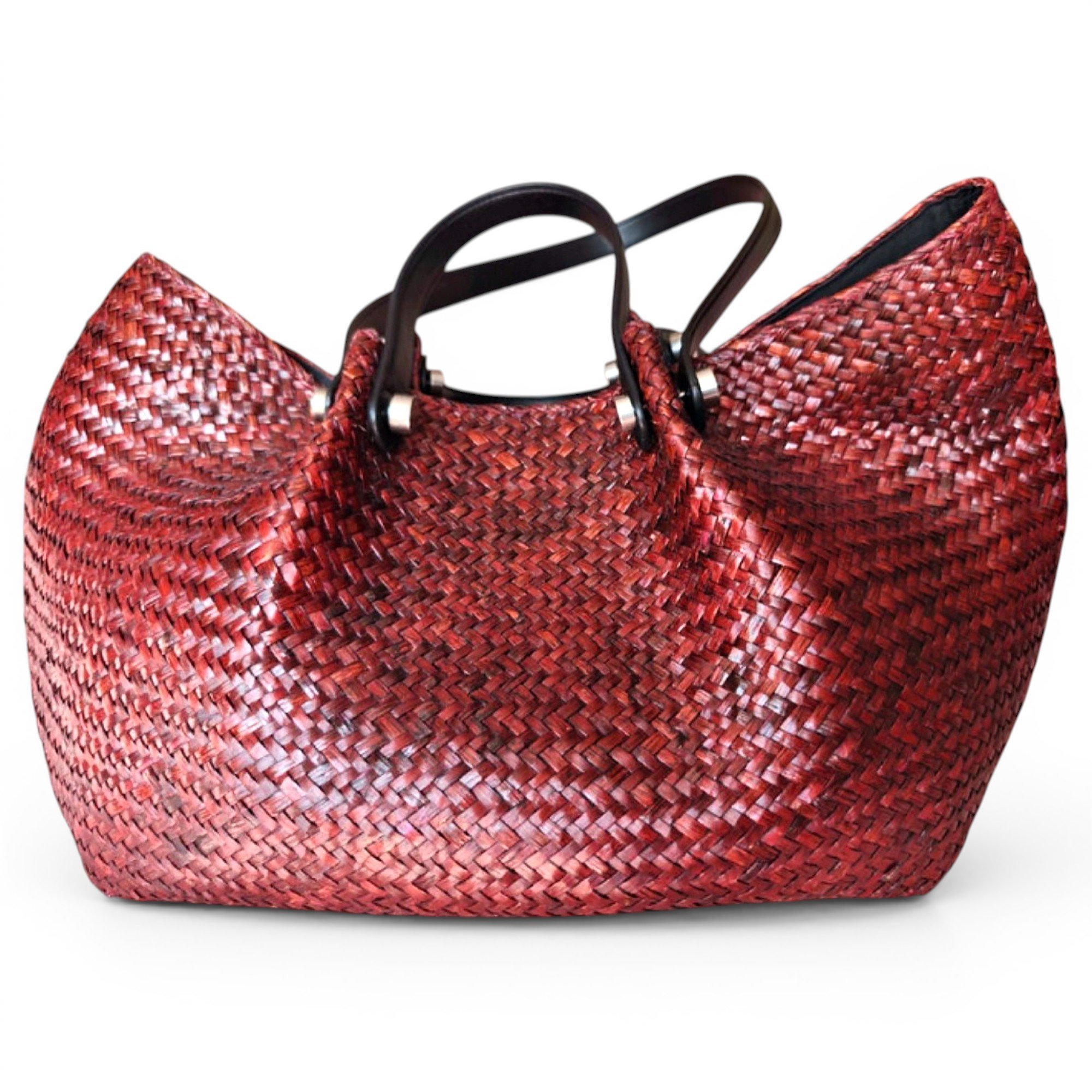 Leather handbag