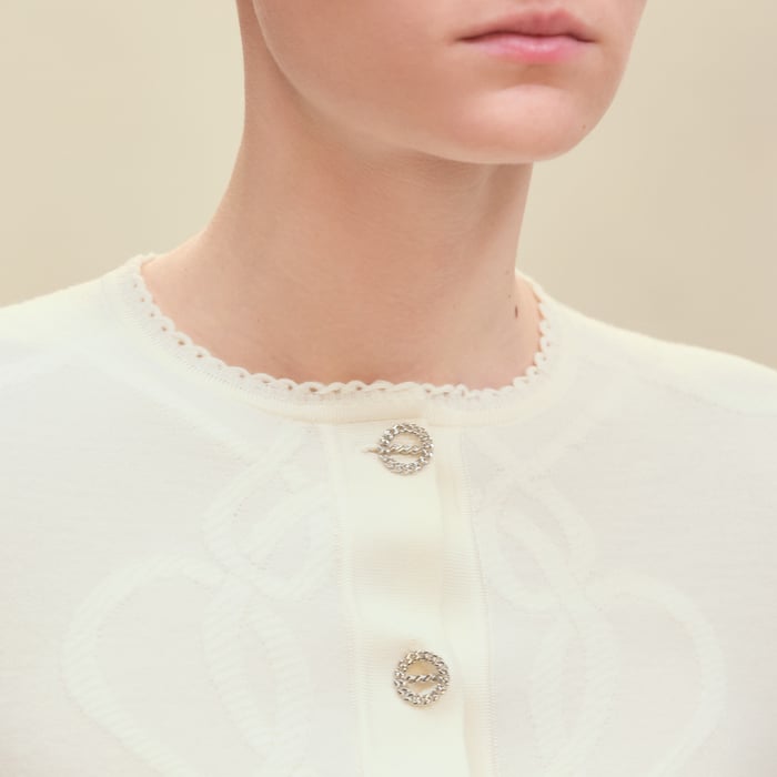 Blanc Naturel "Palefroi Remix" Light Half-length Sleeves Cardigan