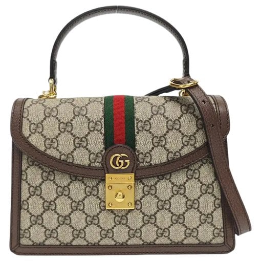 Ophidia leather handbag