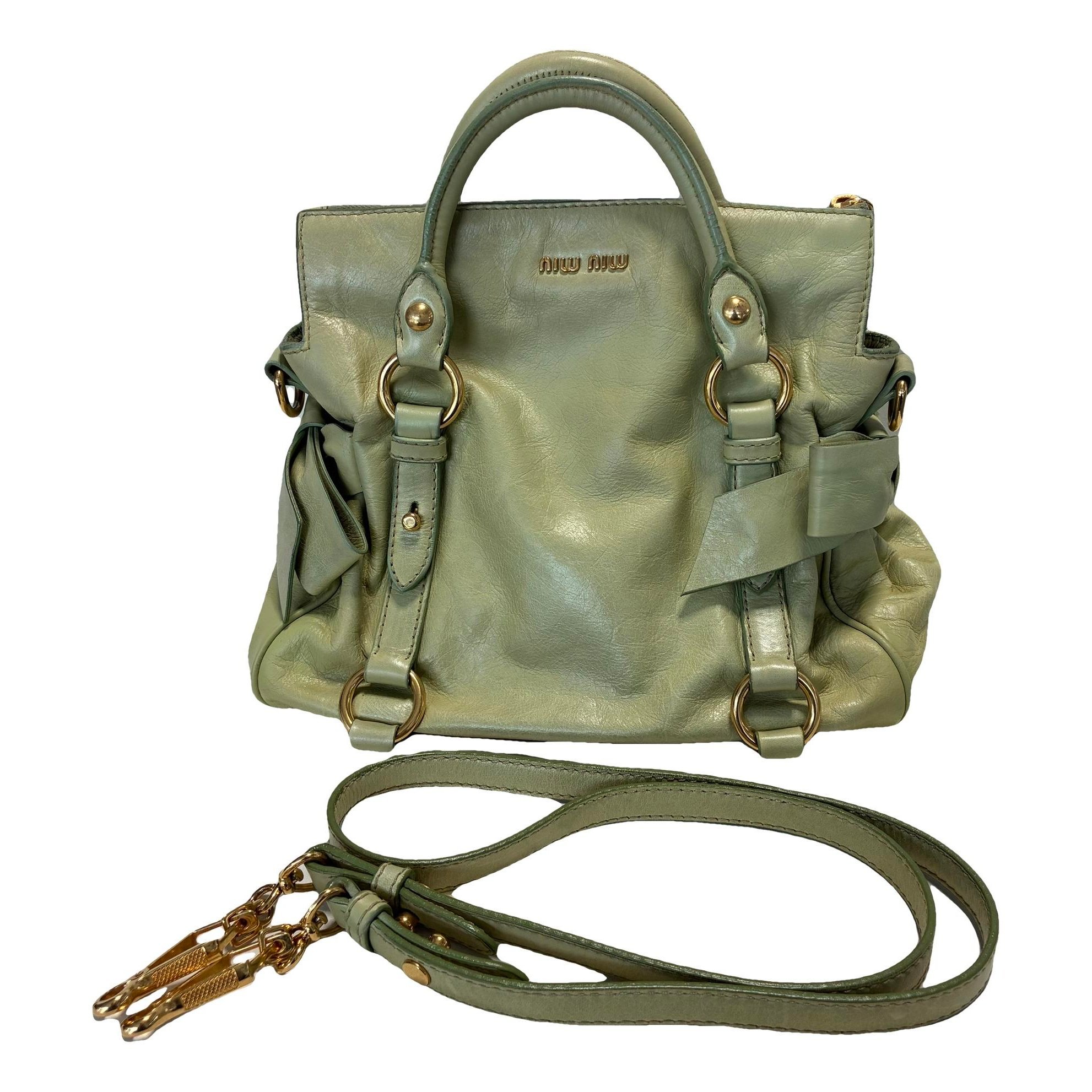 Leather handbag