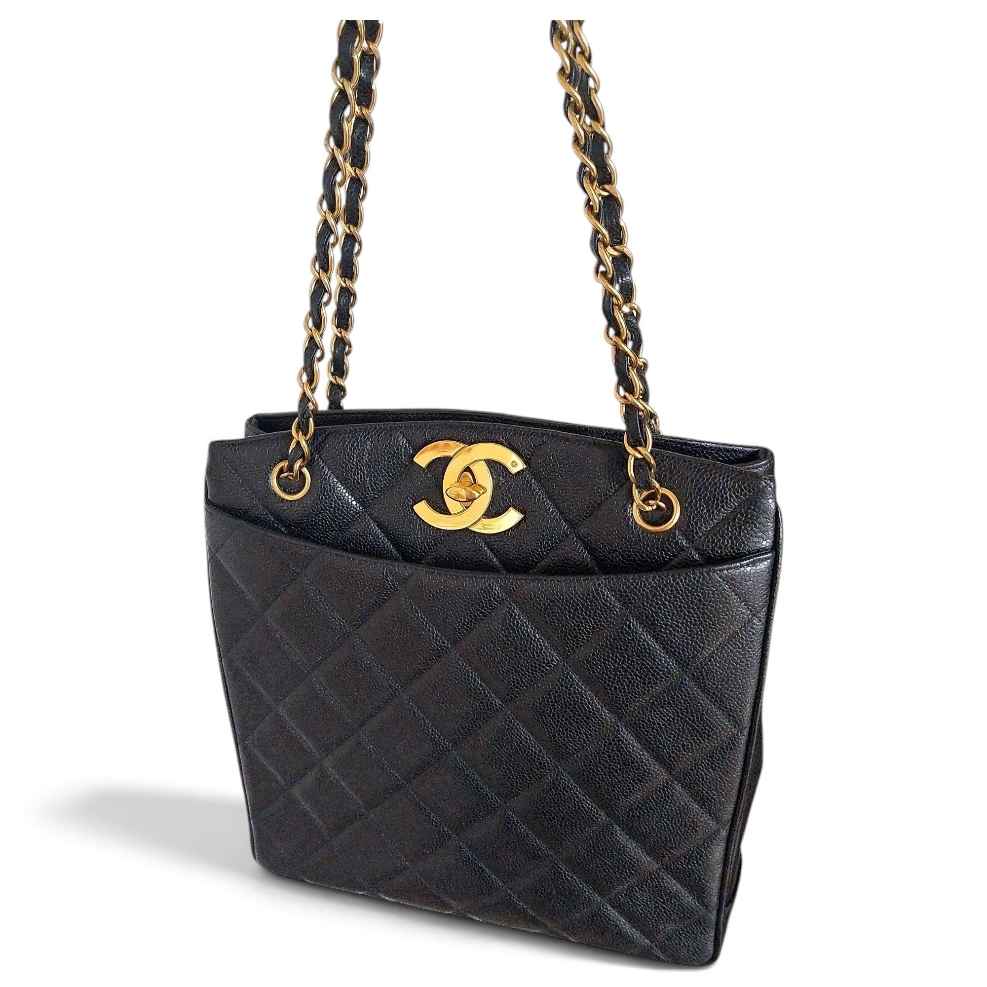 Executive leather tote