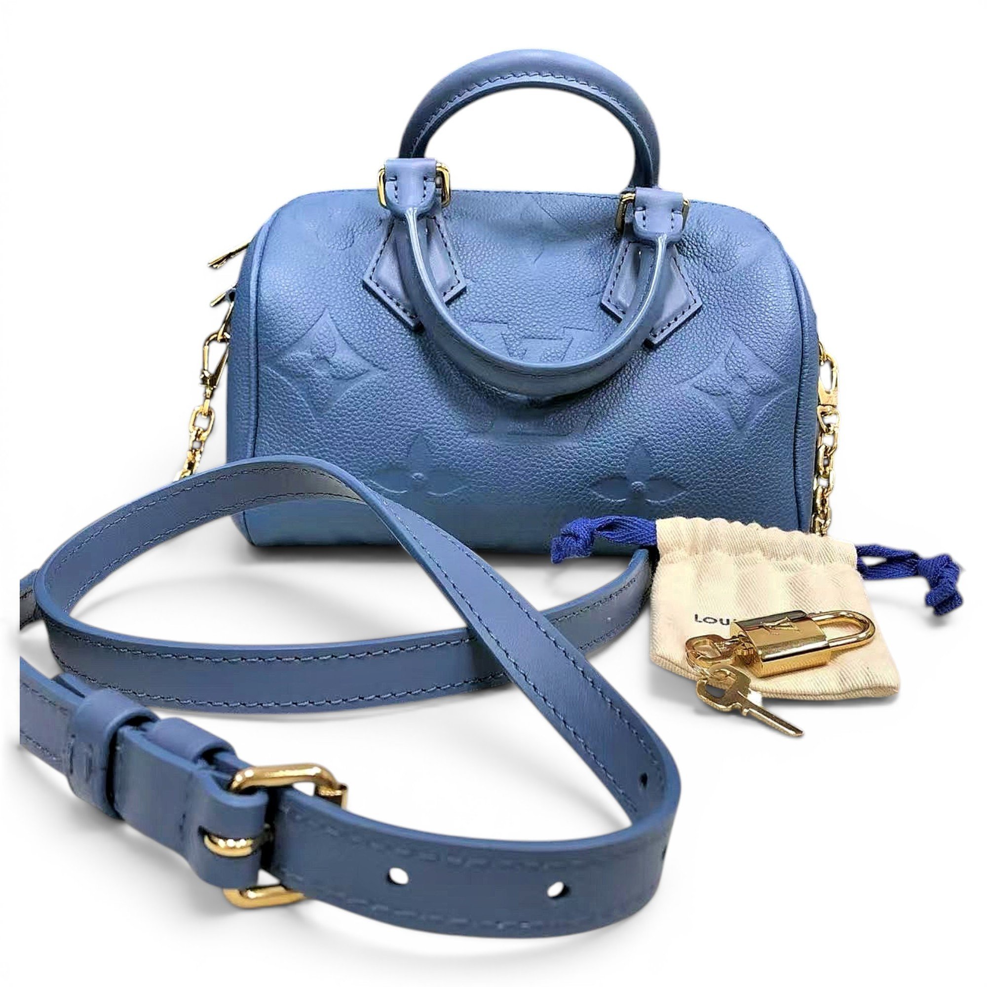 Speedy leather handbag