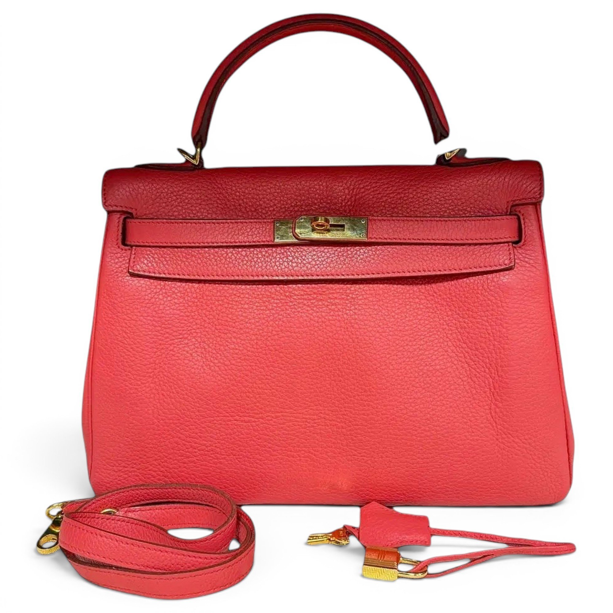 Kelly 32 leather handbag