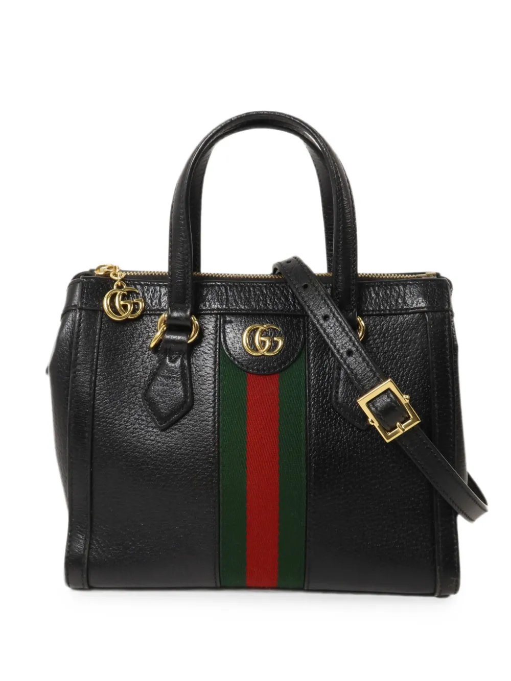 Ophidia leather shoulder bag