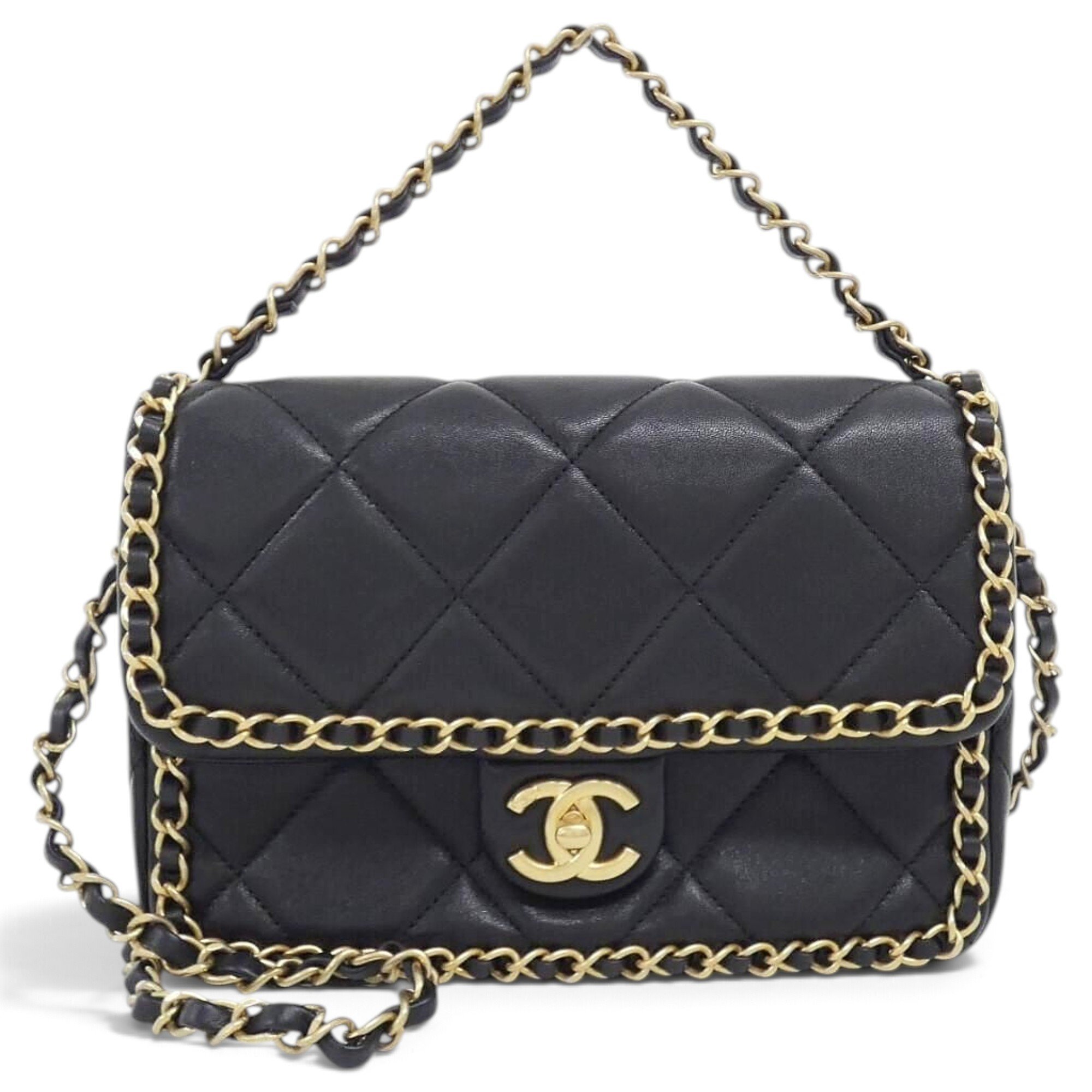 Leather handbag