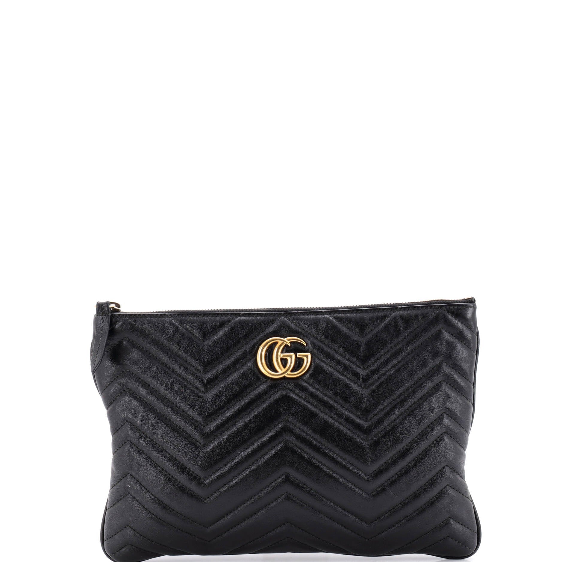 GG Marmont Clutch Matelasse Leather Small