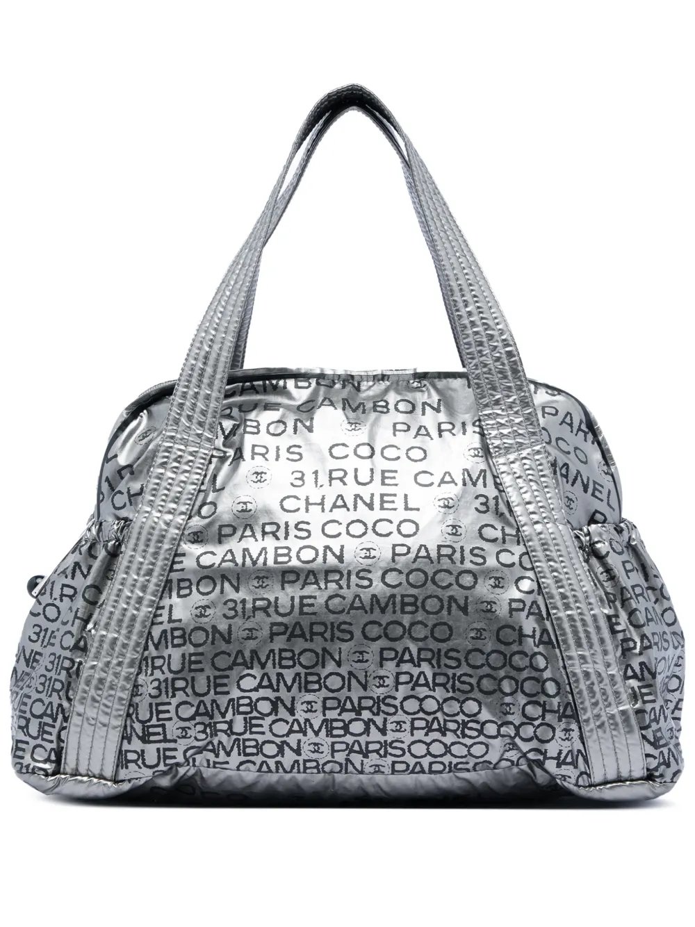 2008-2009 Metallic Coated Canvas Unlimited Ligne tote bag