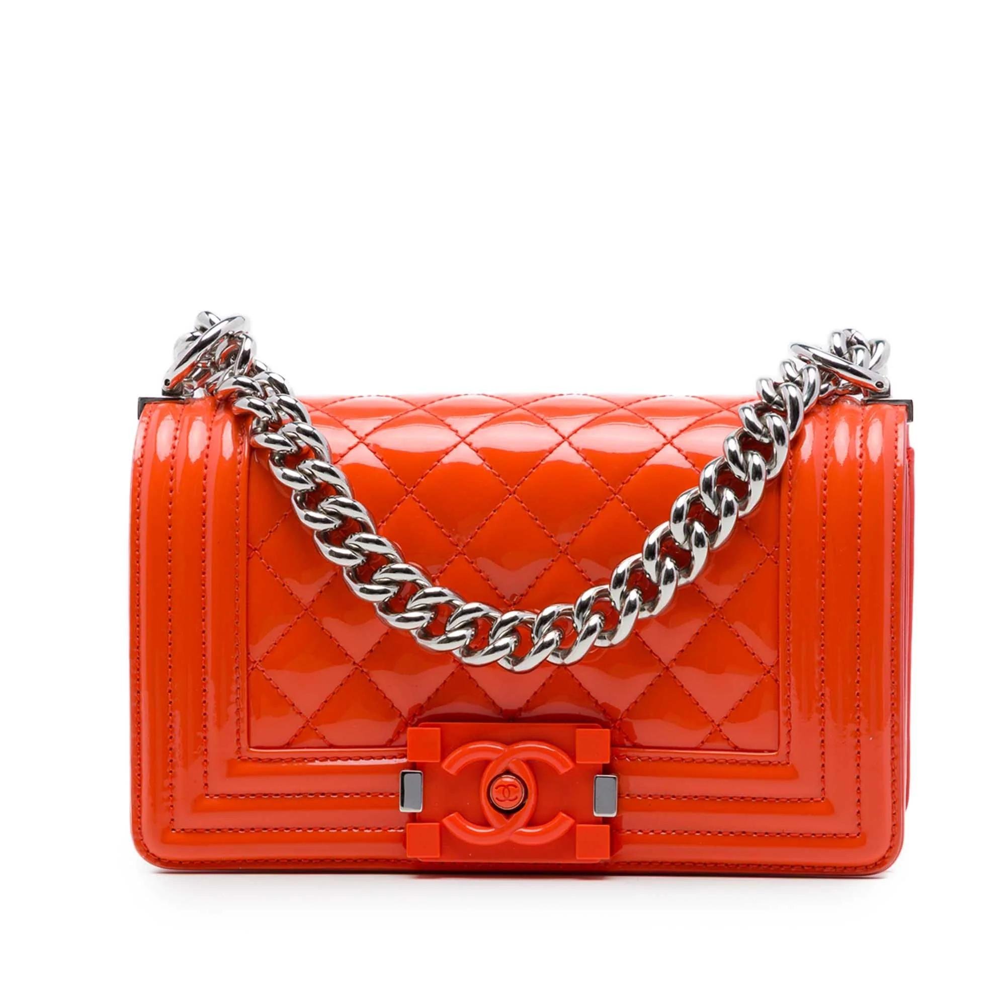 Boy patent leather handbag