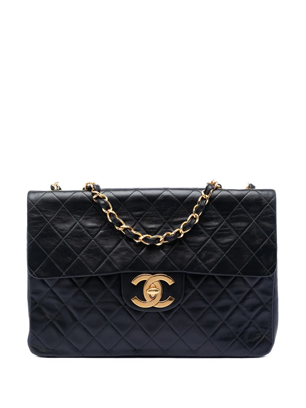 1991-1994 Maxi XL Classic Lambskin Single Flap shoulder bag