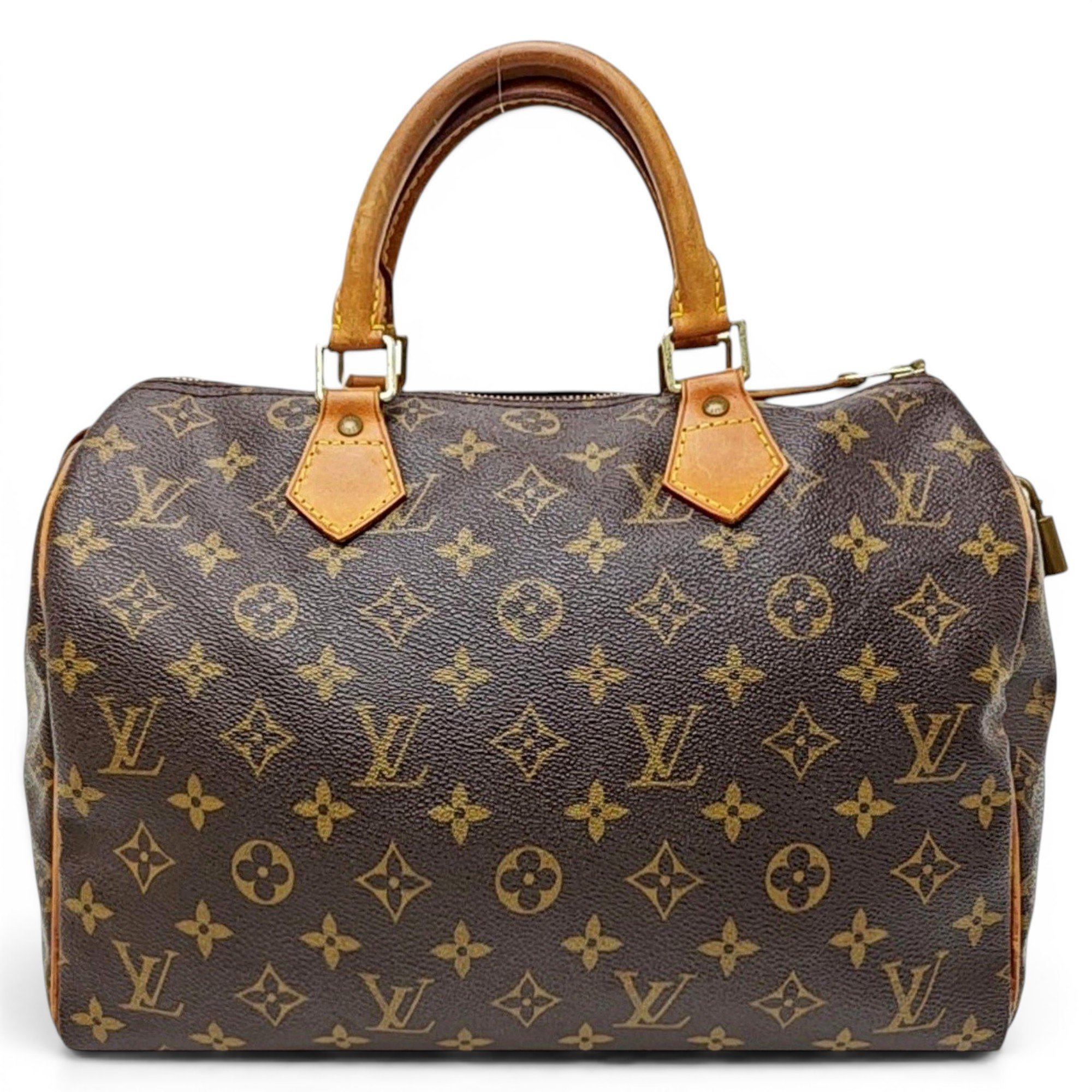 Nano Speedy / Mini HL leather handbag