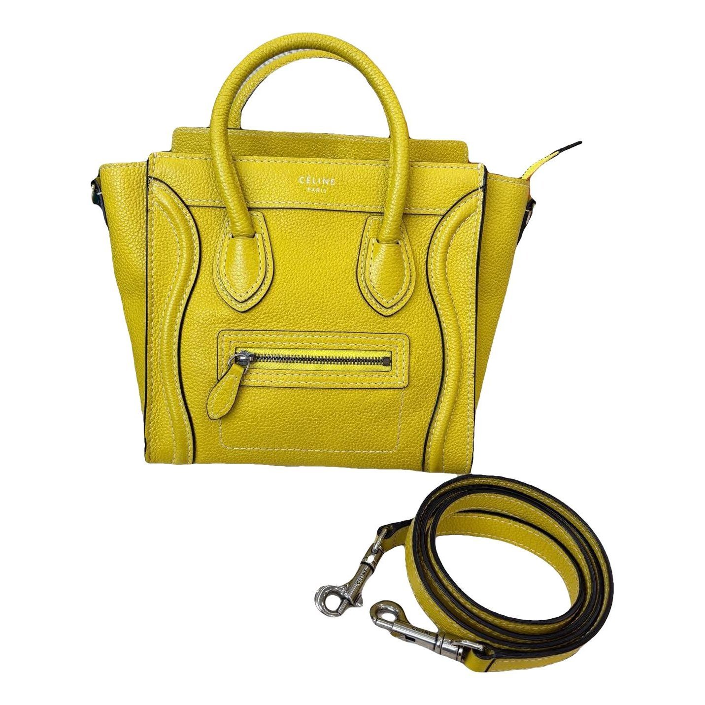 Nano Luggage leather handbag