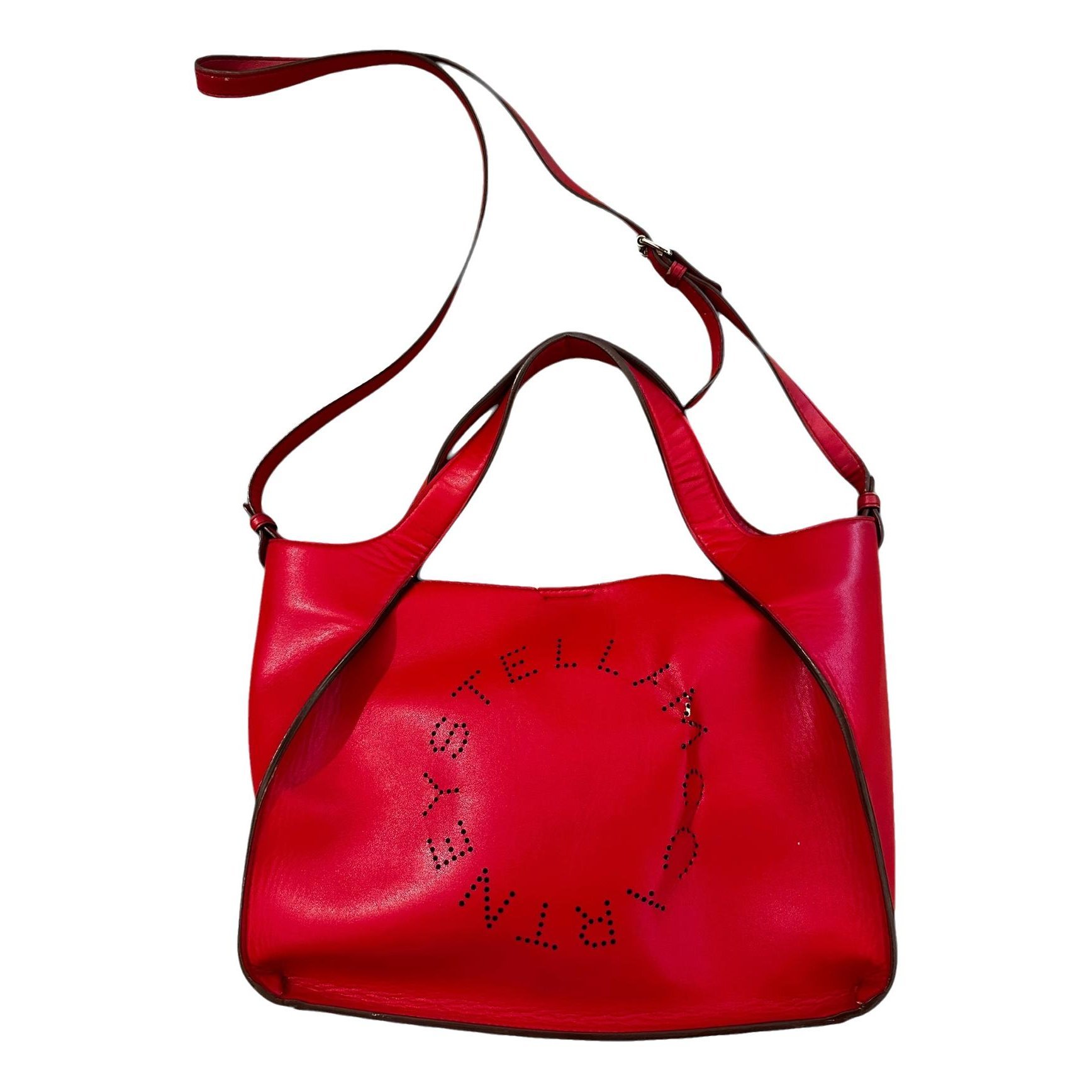 Logo vegan leather crossbody bag