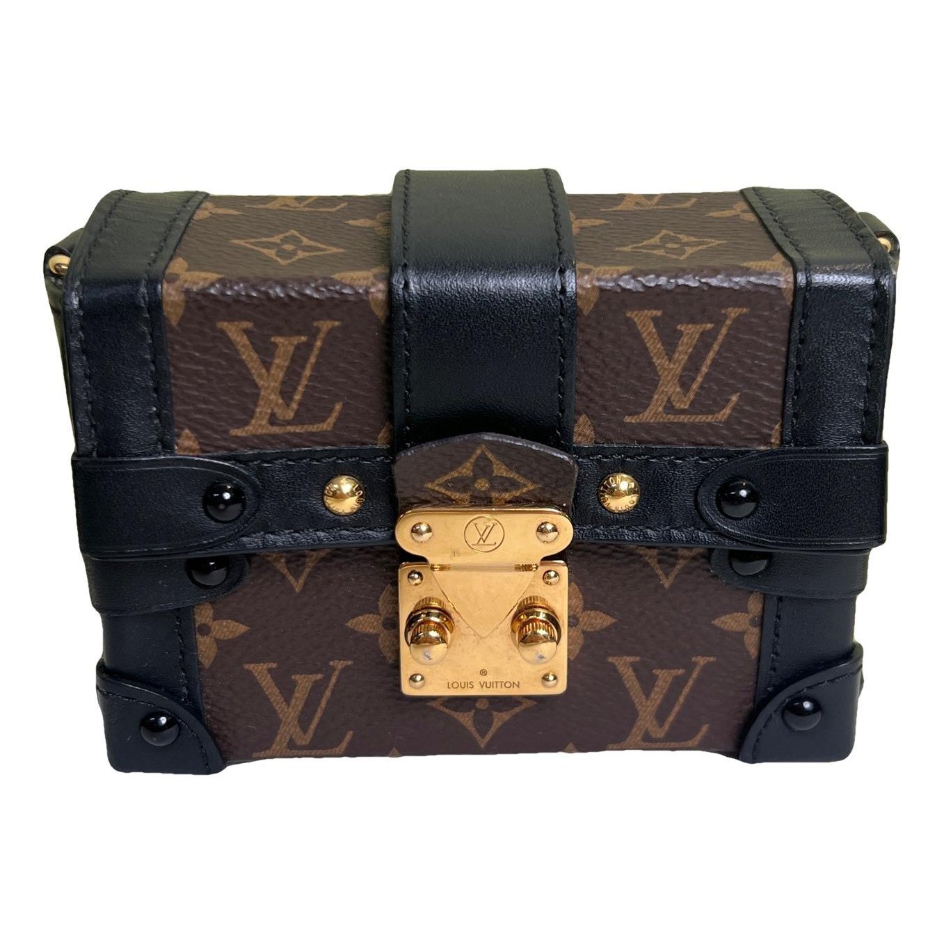 Petite Malle leather handbag