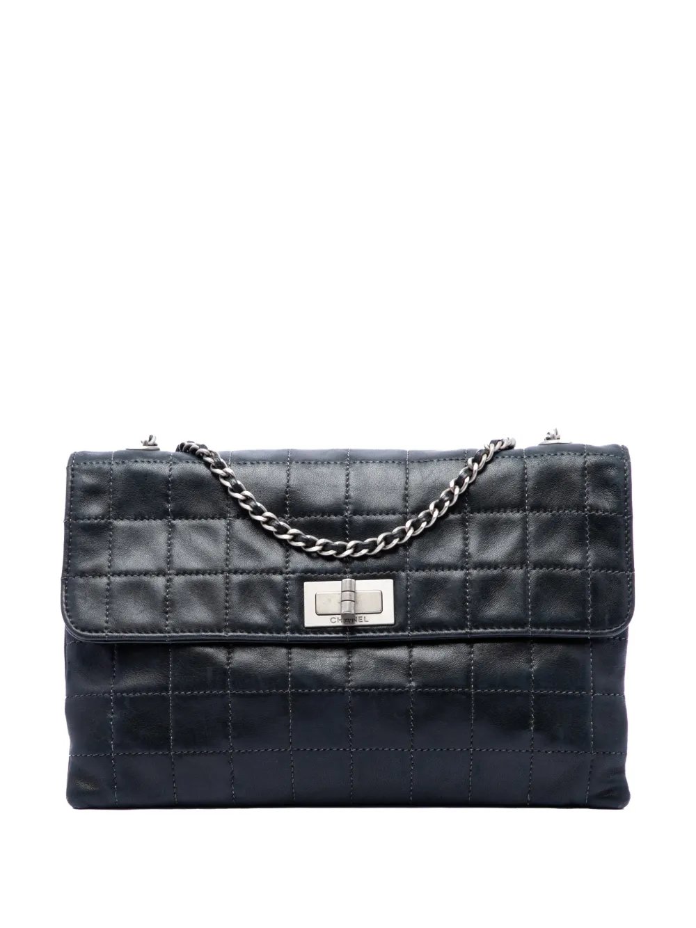 2000-2002 Chocolate Bar Lambskin Reissue 2.55 Chain handbag