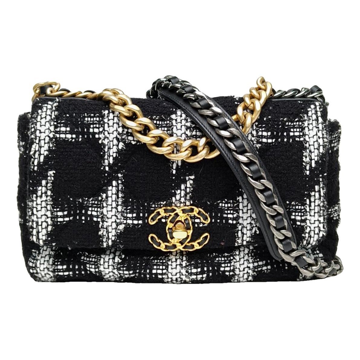 Chanel 19 cloth crossbody bag