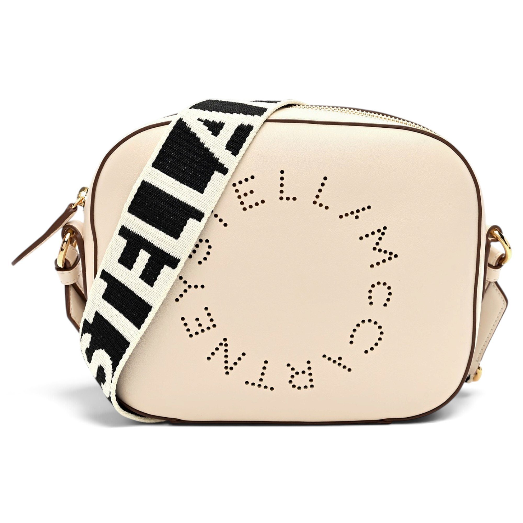 Logo vegan leather crossbody bag