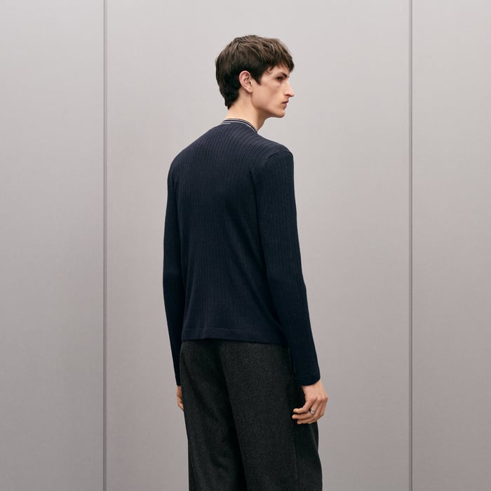 Marine "Detail Etriviere Alpaga" Cardigan