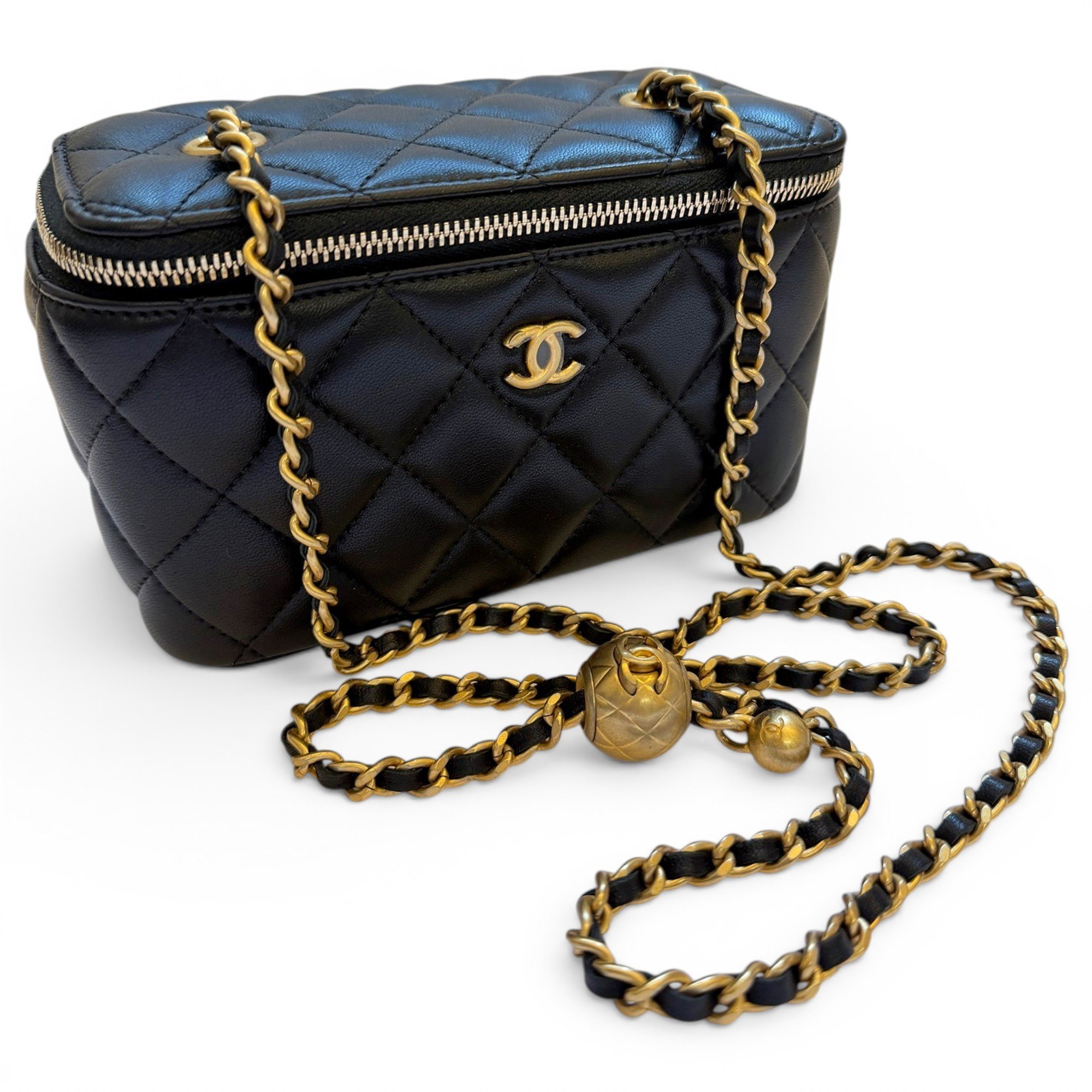 Vanity leather bag