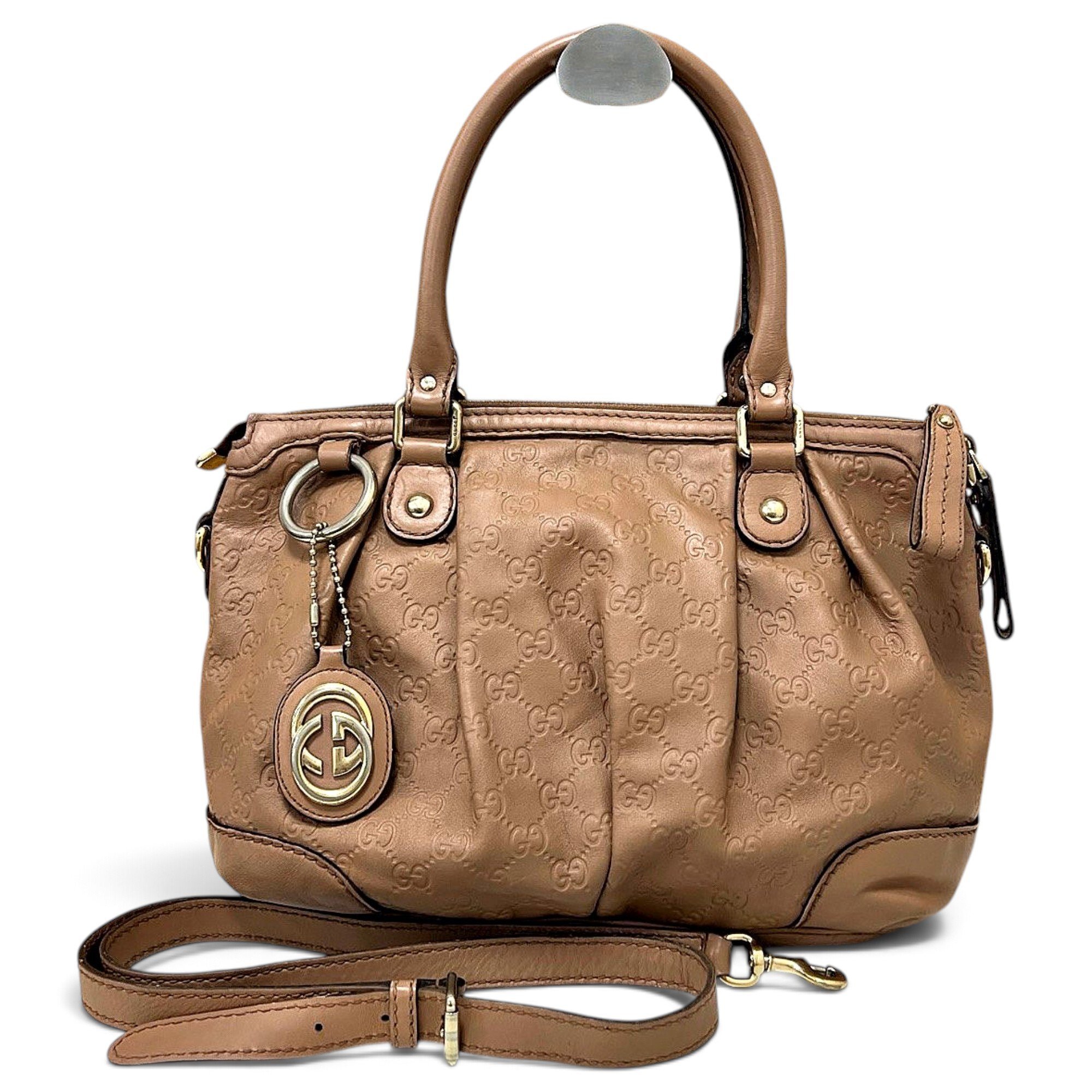 Sukey leather satchel