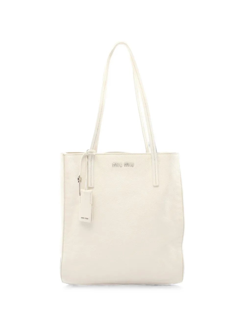 Miu Miu 2000s logo-plaque tote bag