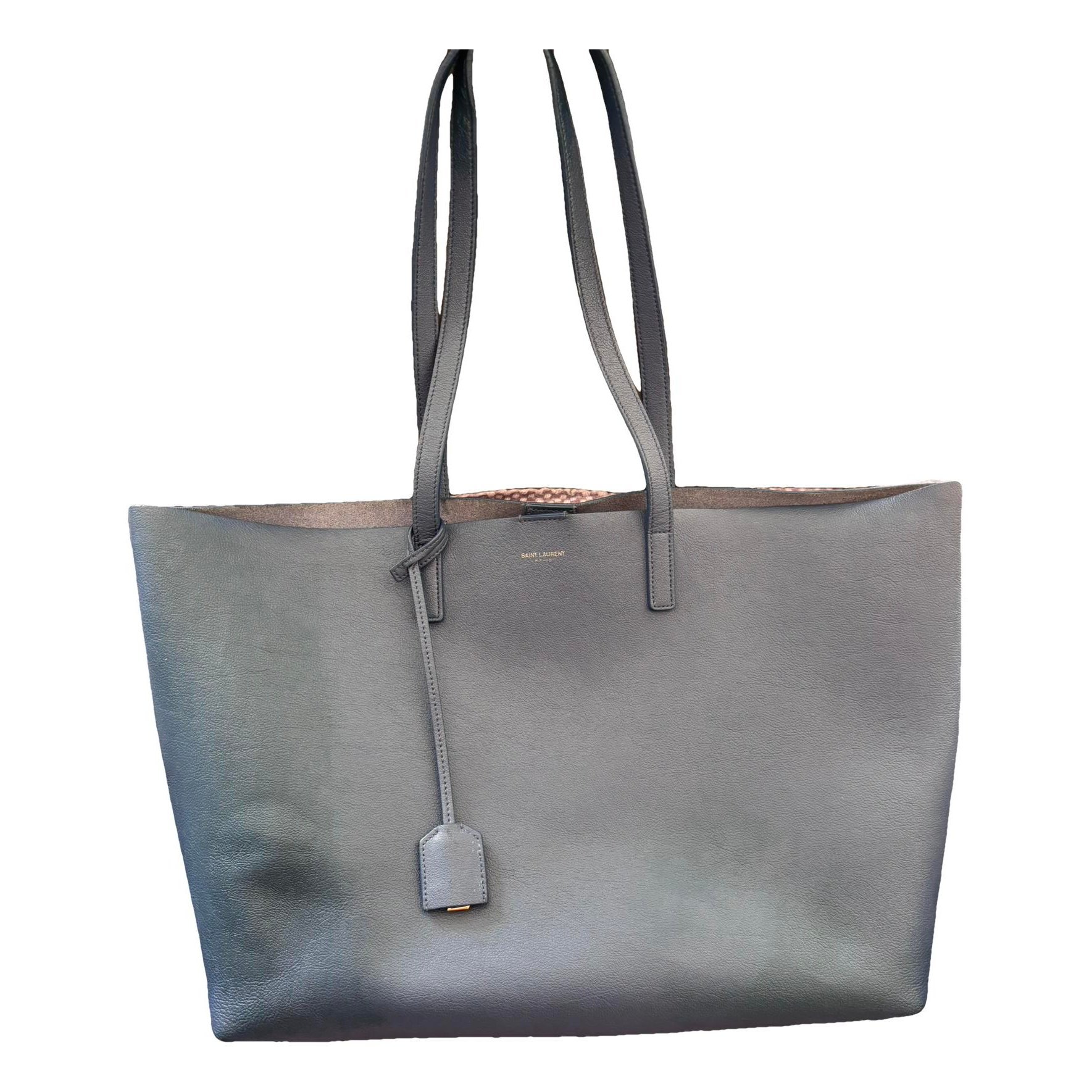 Shopping leather tote