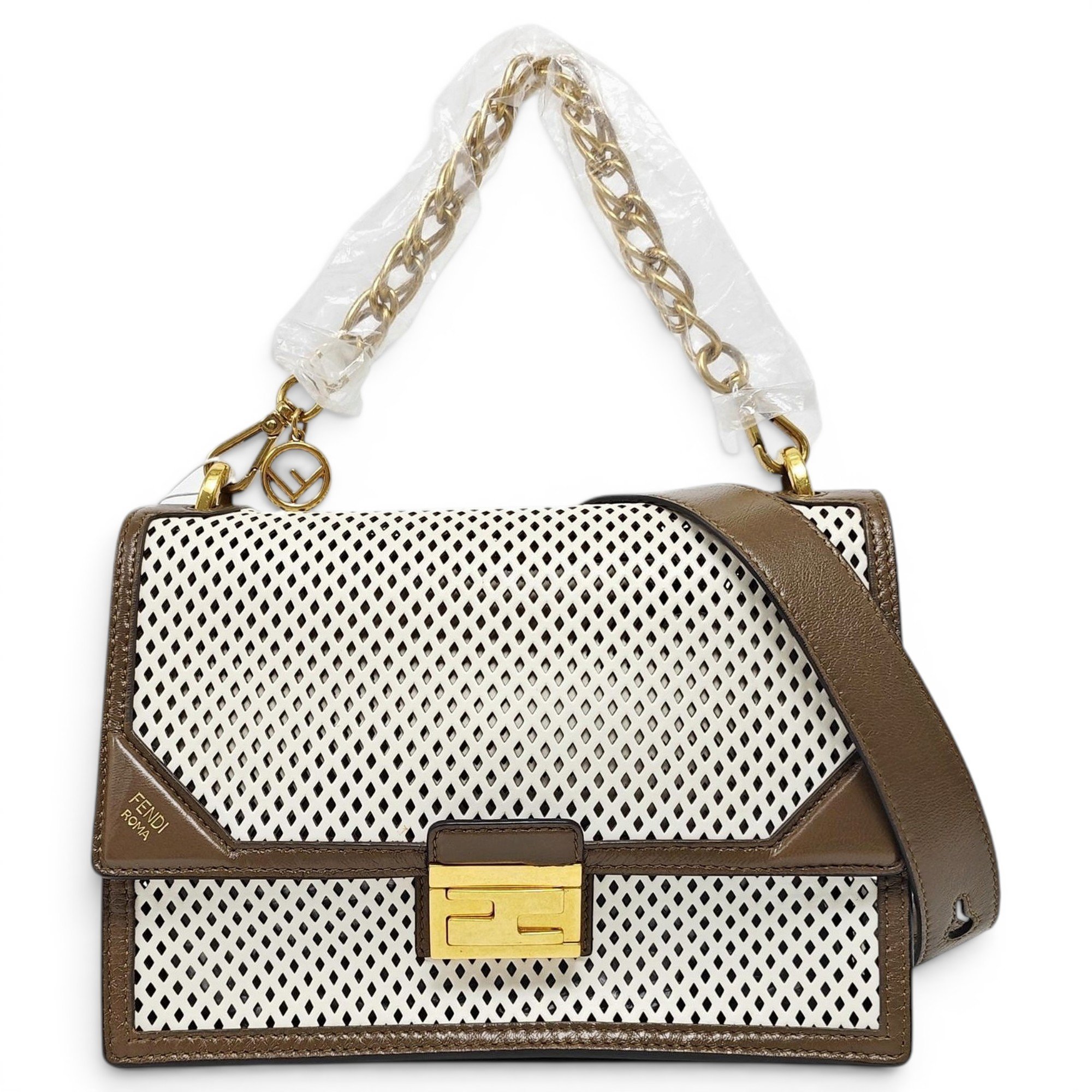 Fendi Kan U leather handbag