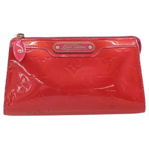 Patent leather vanity case