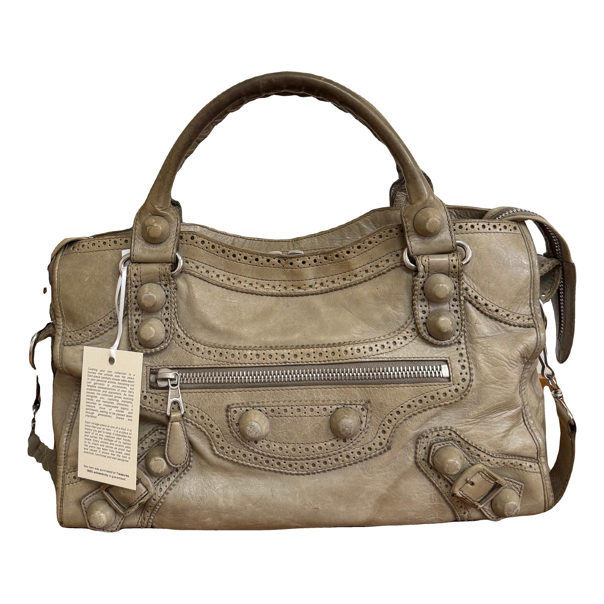 Leather handbag