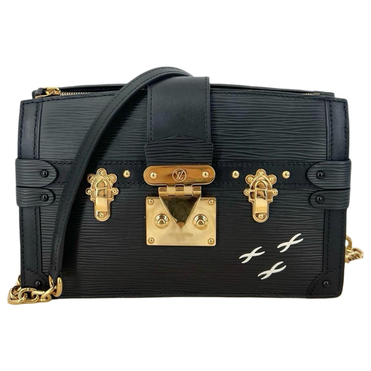 Louis Vuitton Pochette Trunk leather crossbody bag