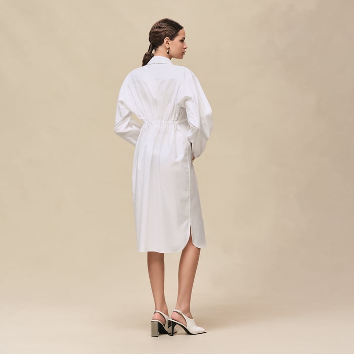 Blanc "Mosaique" Shirt Dress