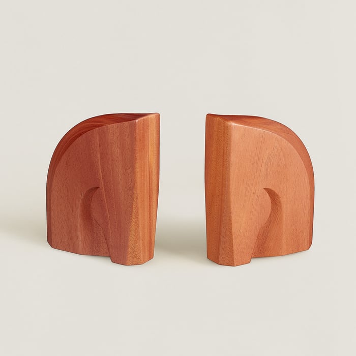 Fauve Alezan Bookend Set