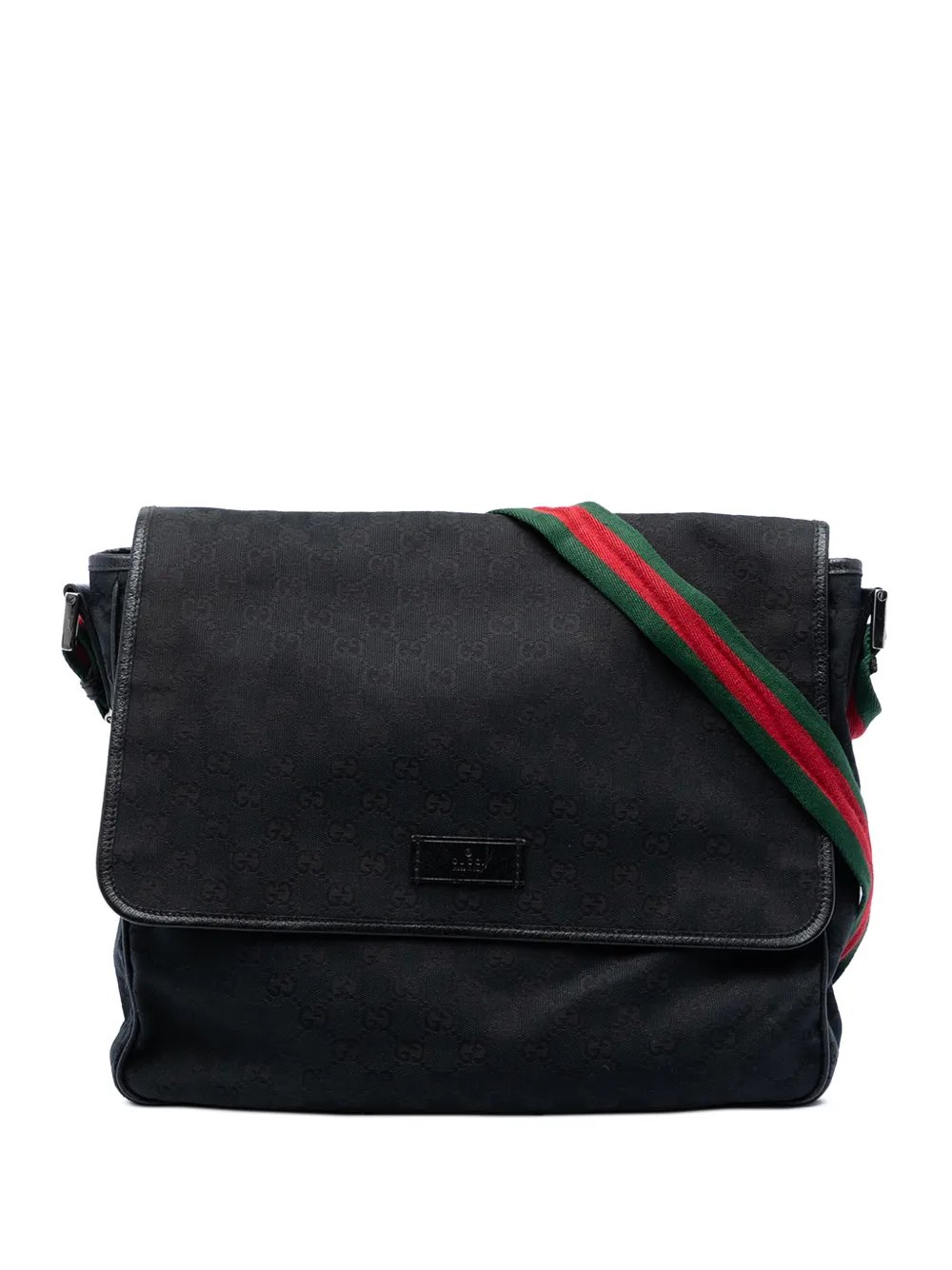 2016-2026 GG Canvas Web Flap Messenger Bag crossbody bag