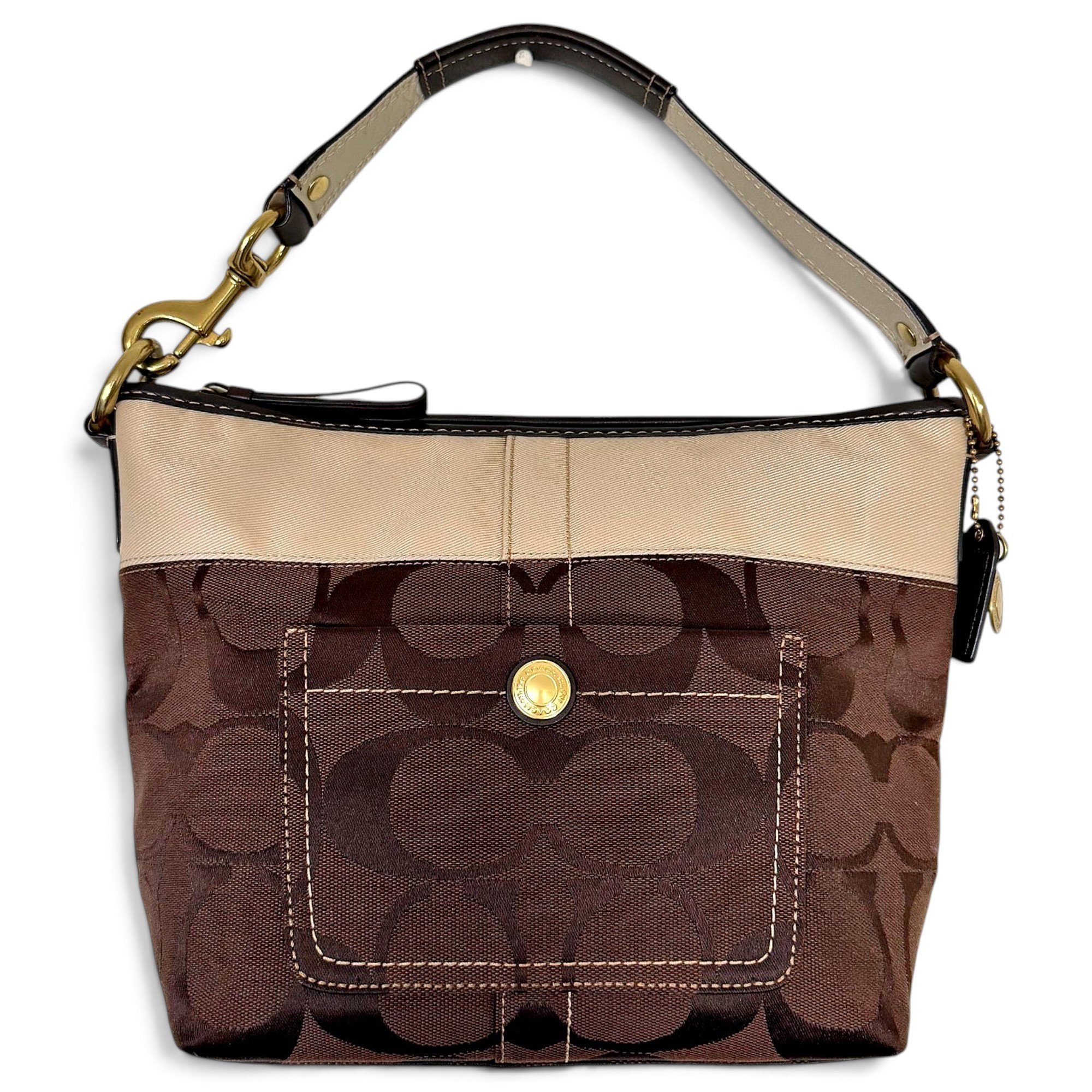 Signature Sufflette cloth handbag