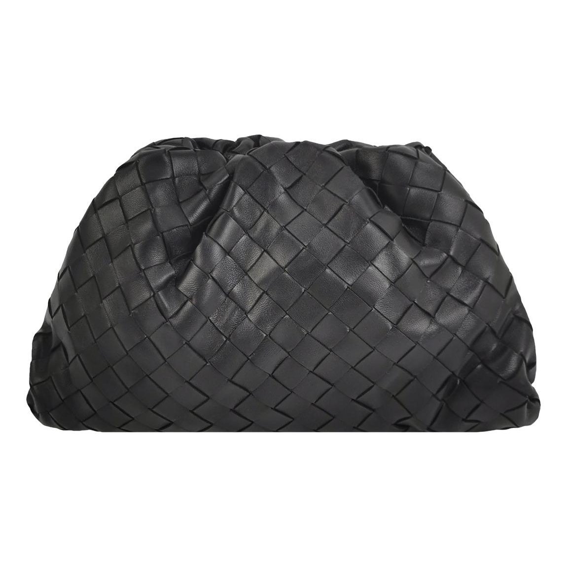 Pouch leather handbag