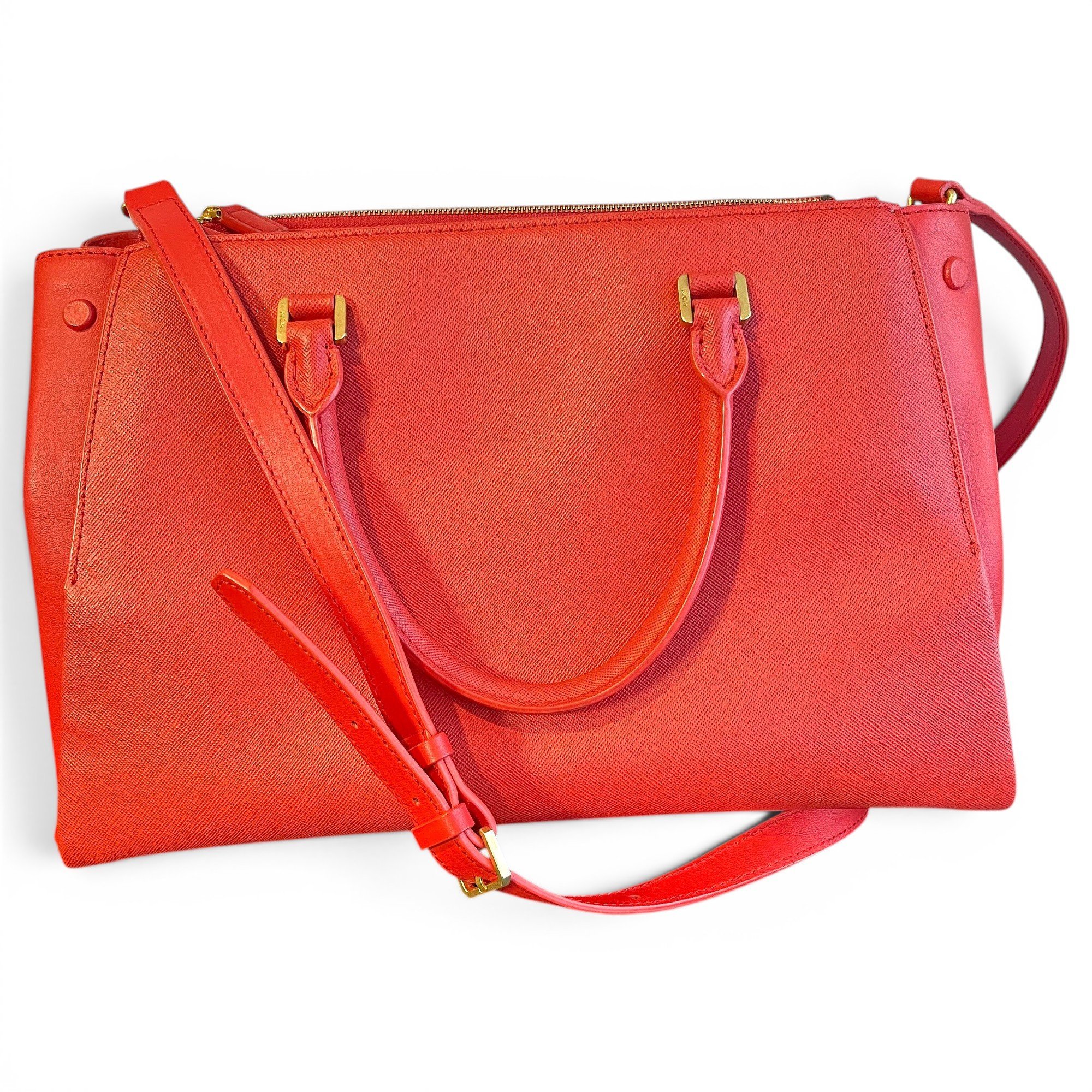 Leather tote