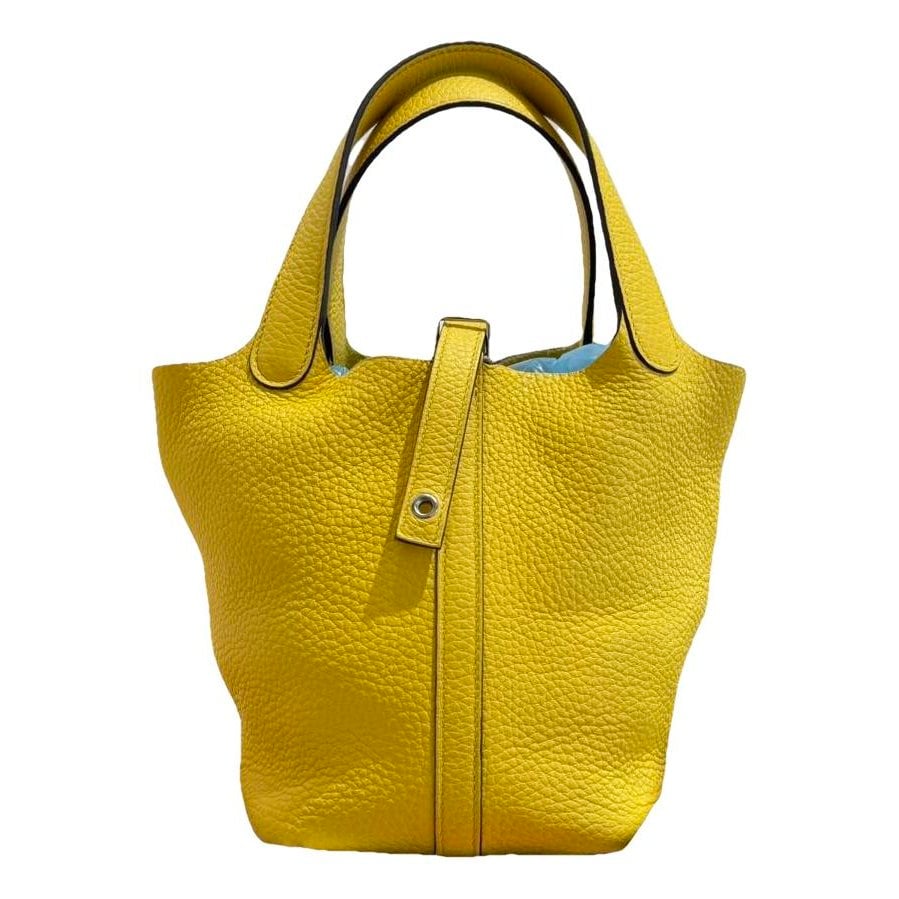 Picotin leather handbag