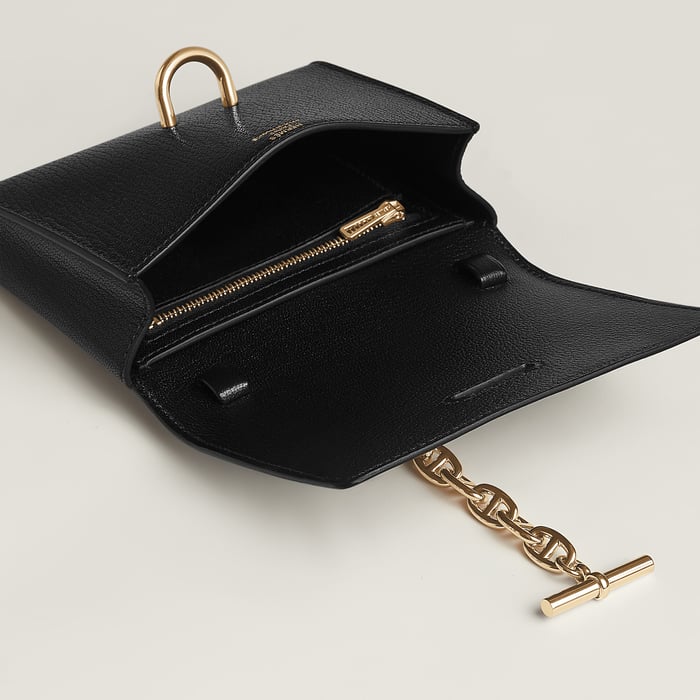 Noir Chaine d'Ancre to Go Wallet