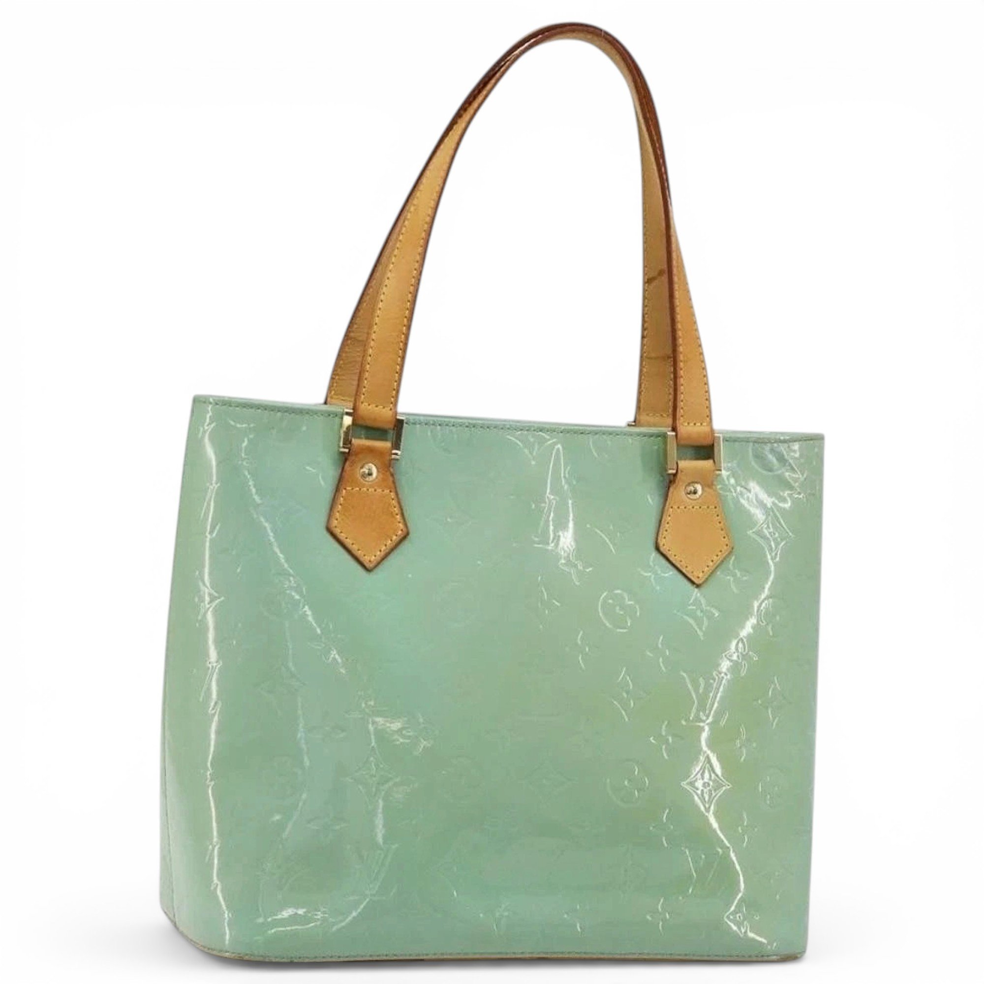 Houston patent leather handbag