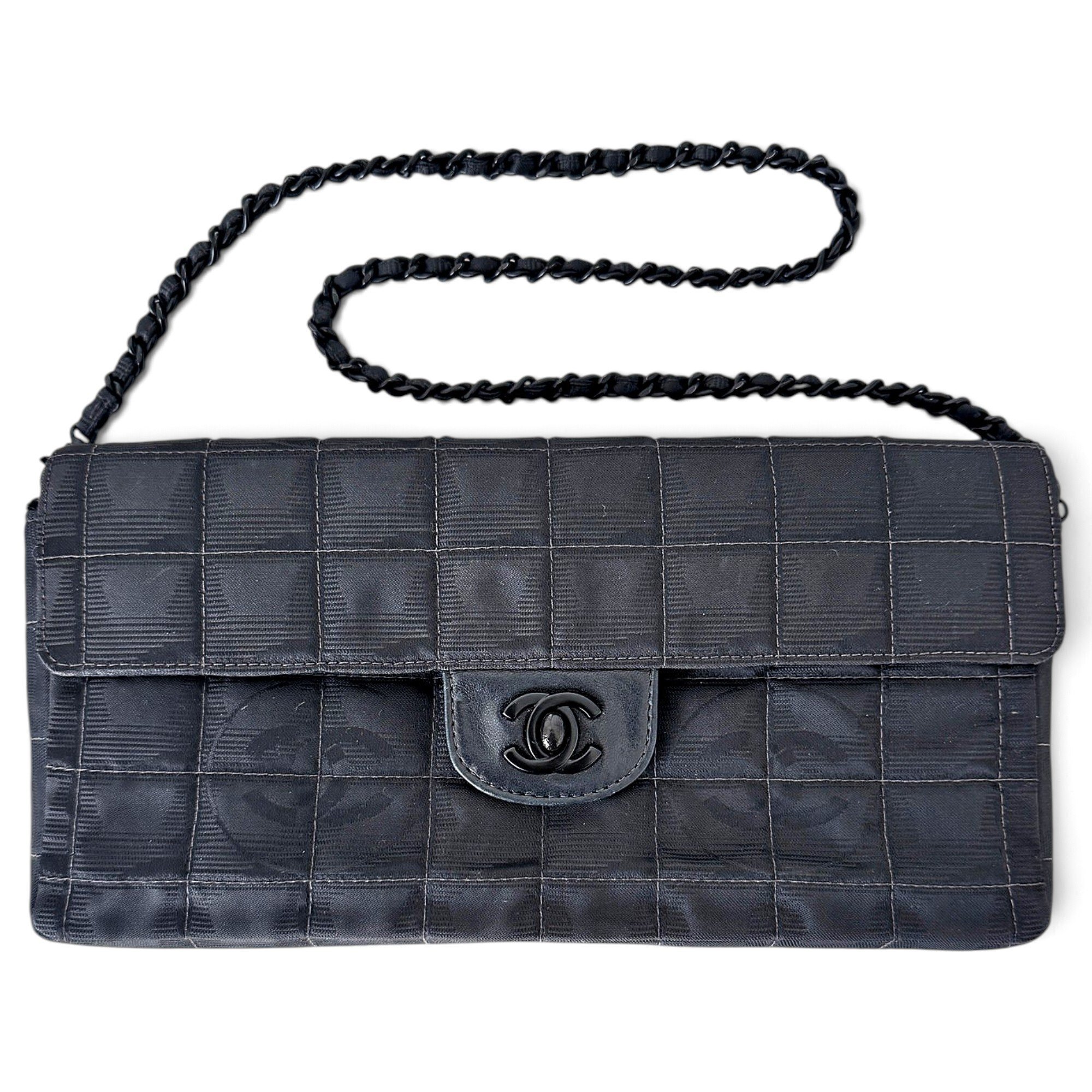 East West Chocolate Bar cloth handbag