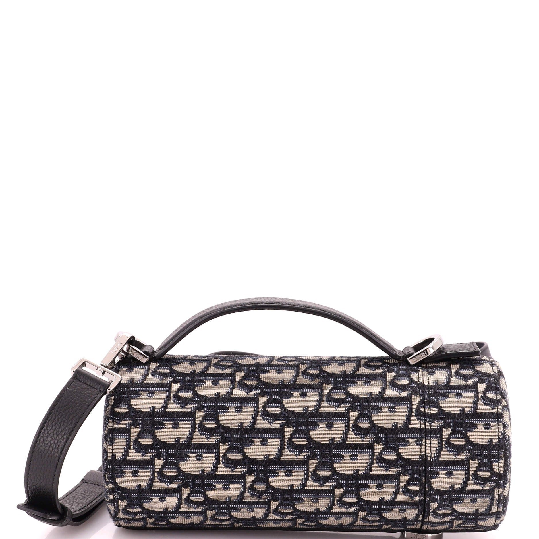 Vertical Roller Messenger Bag Oblique Canvas