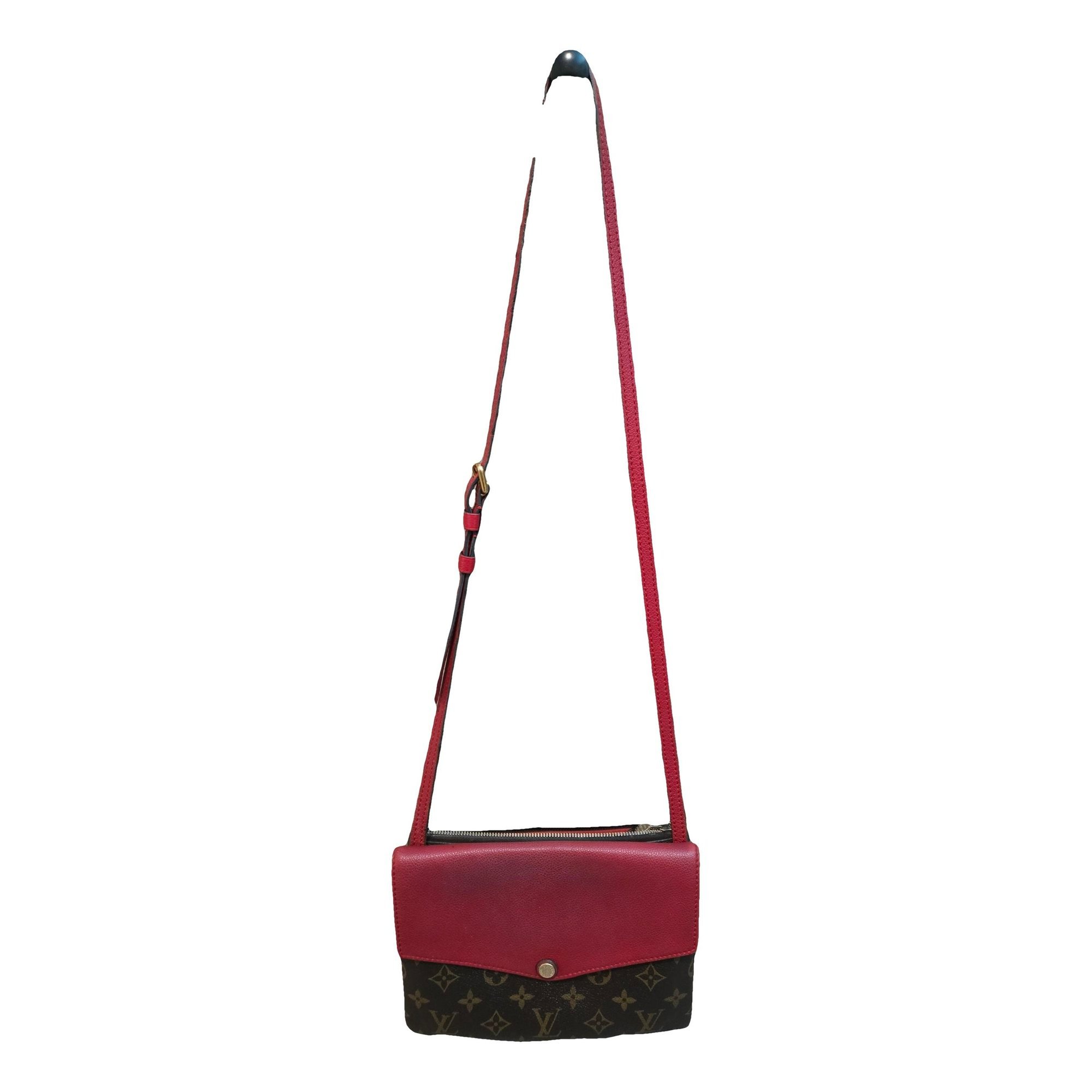 Twice leather handbag