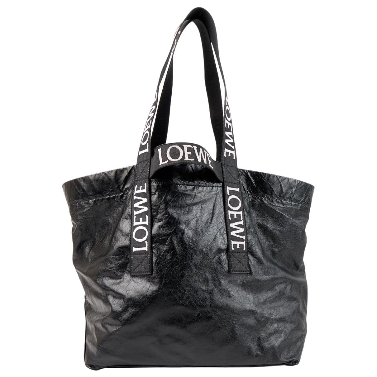 Fold Shopper leather tote
