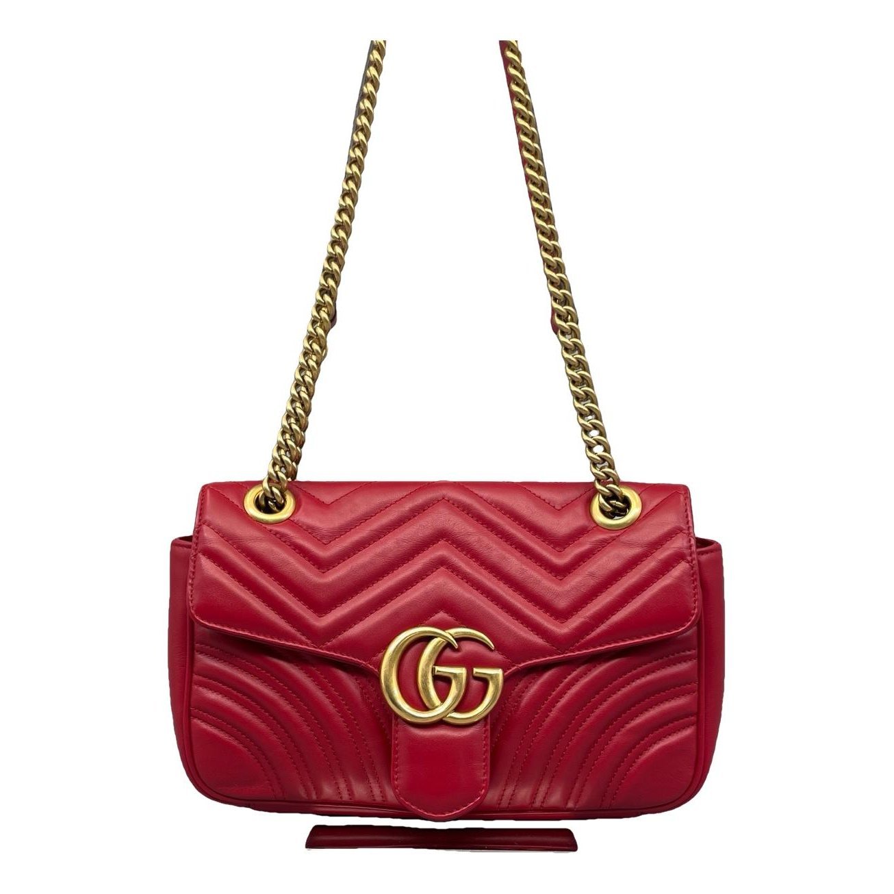 GG Marmont Flap leather handbag