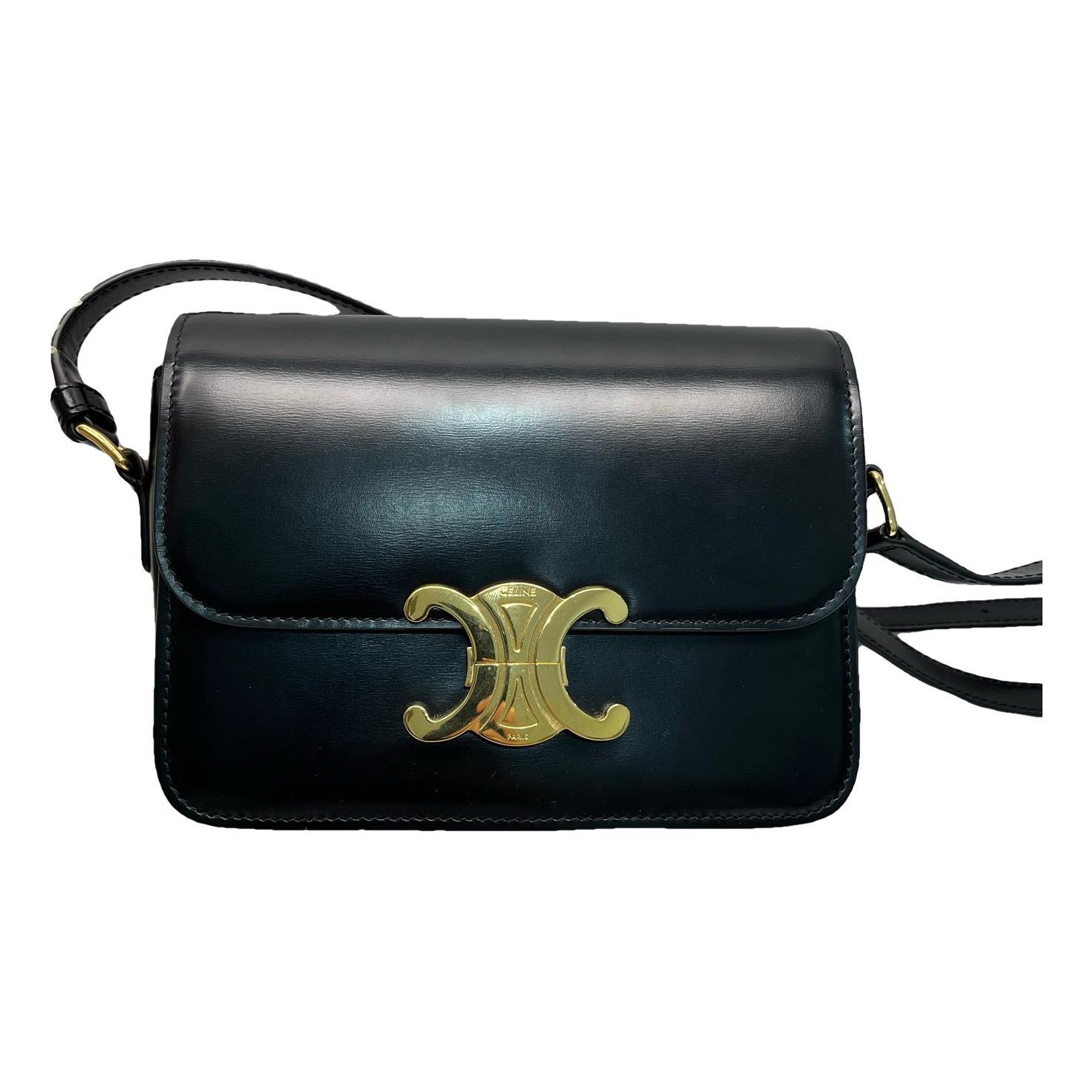 Triomphe leather handbag