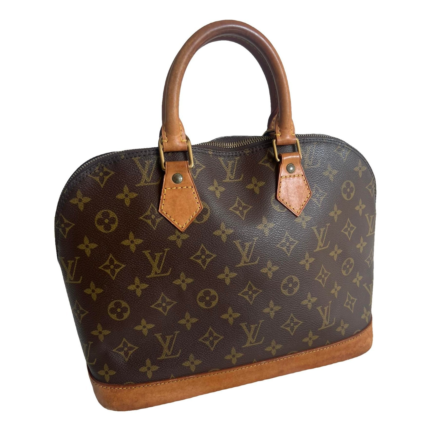 Alma leather handbag